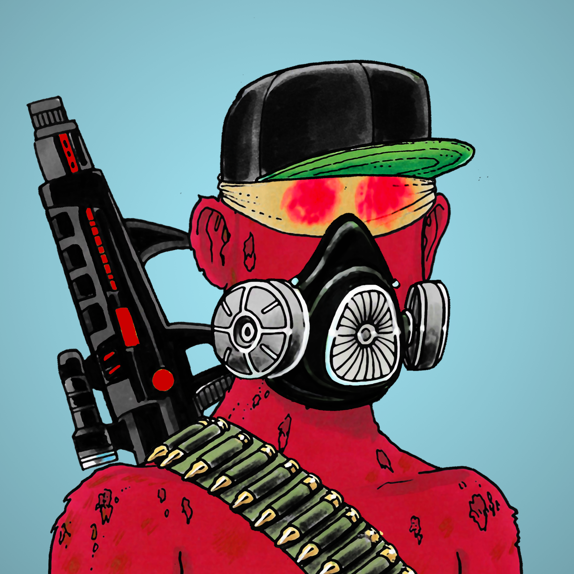 George Trosley - Jungle Freaks - Jungle Freak 6885 - NFT # 6885