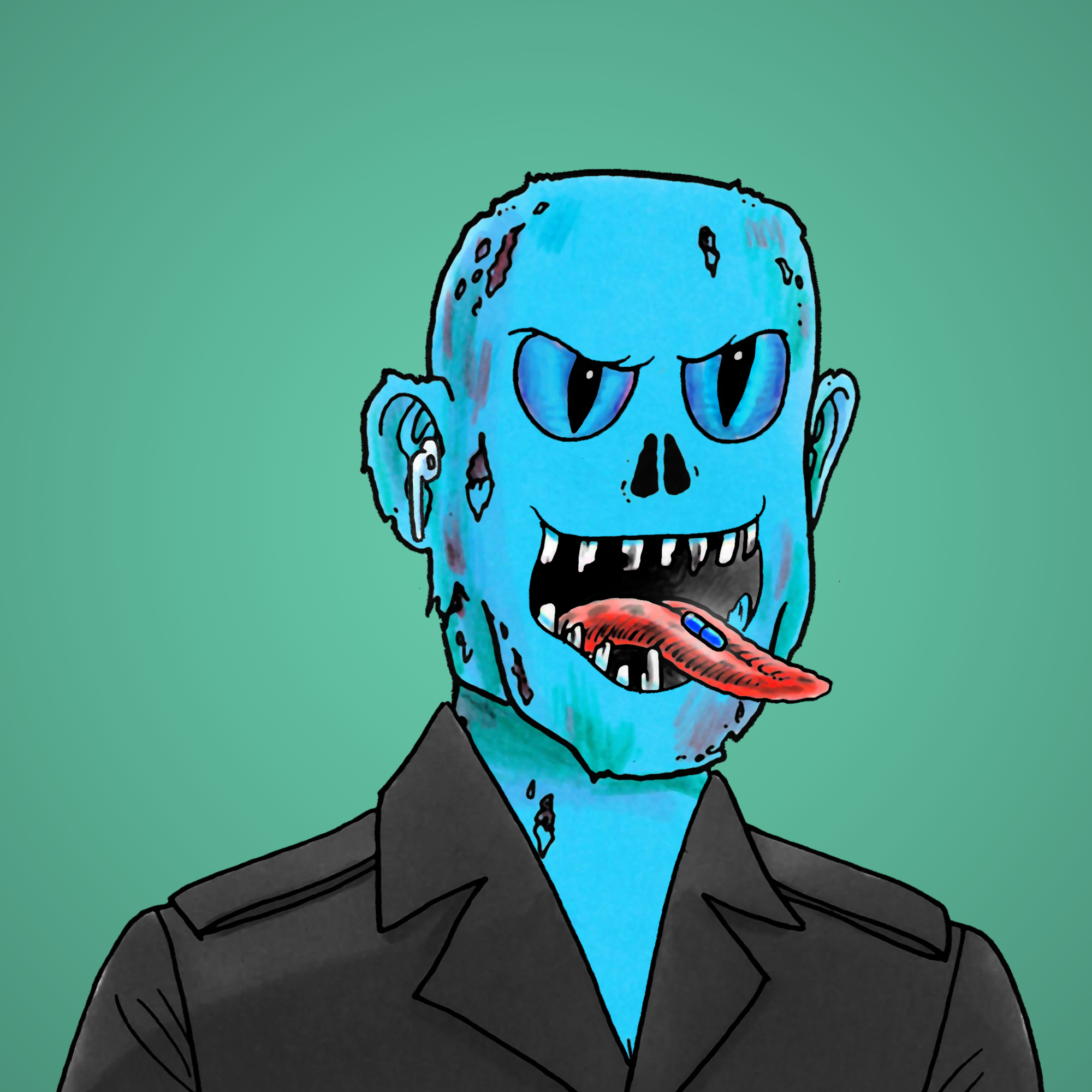 George Trosley - Jungle Freaks - Jungle Freak 6886 - NFT # 6886