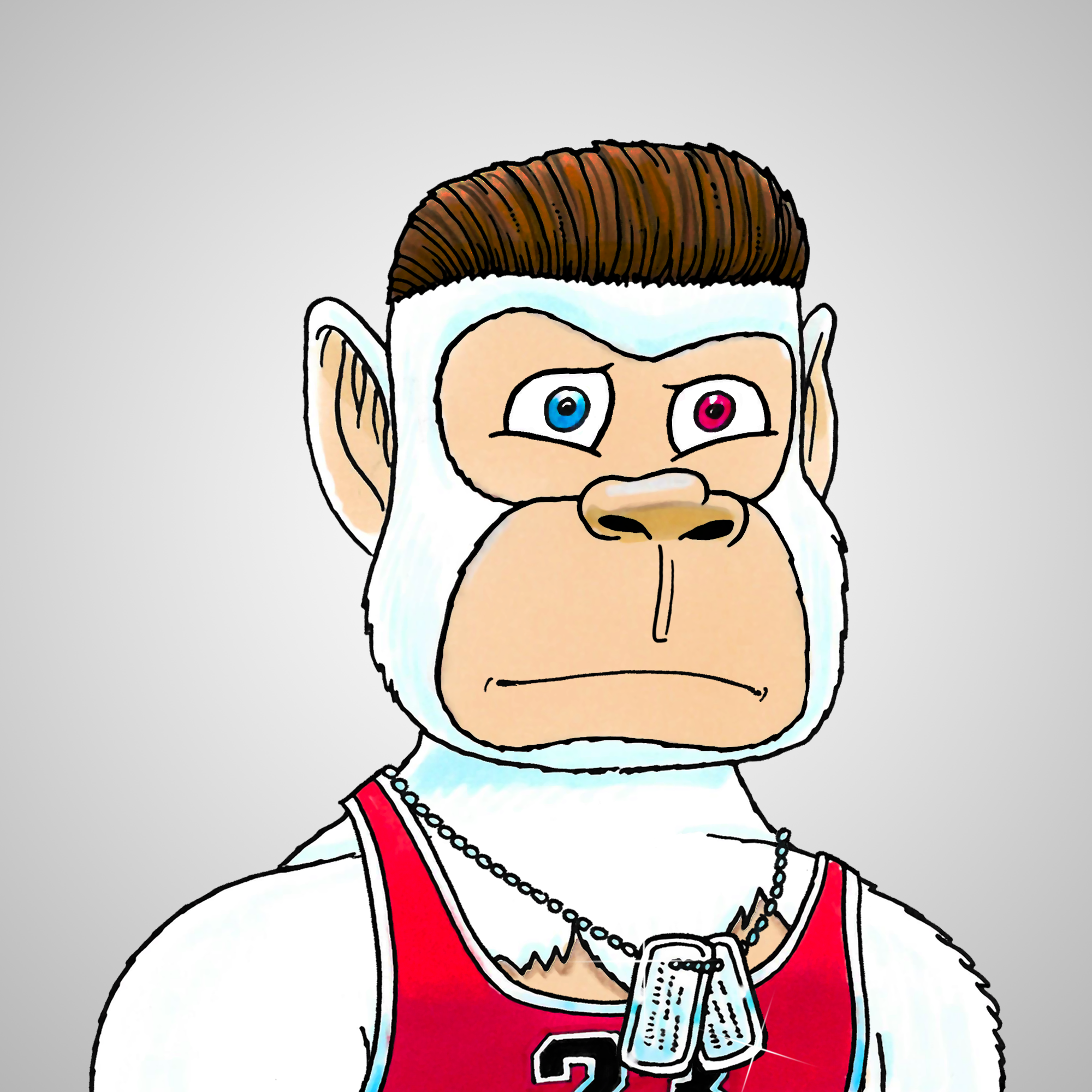 George Trosley - Jungle Freaks - Jungle Freak 6887 - NFT # 6887