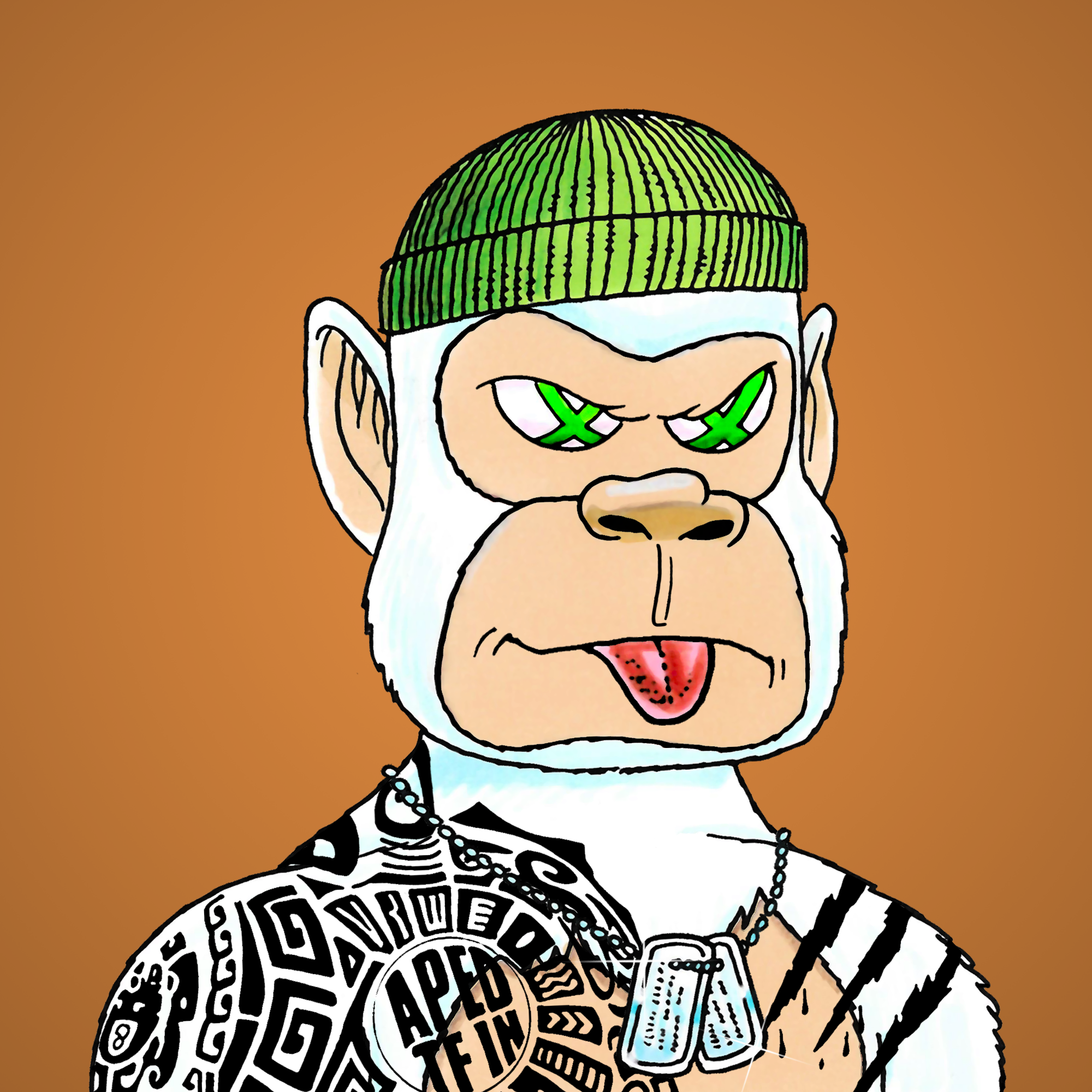 George Trosley - Jungle Freaks - Jungle Freak 689 - NFT # 689