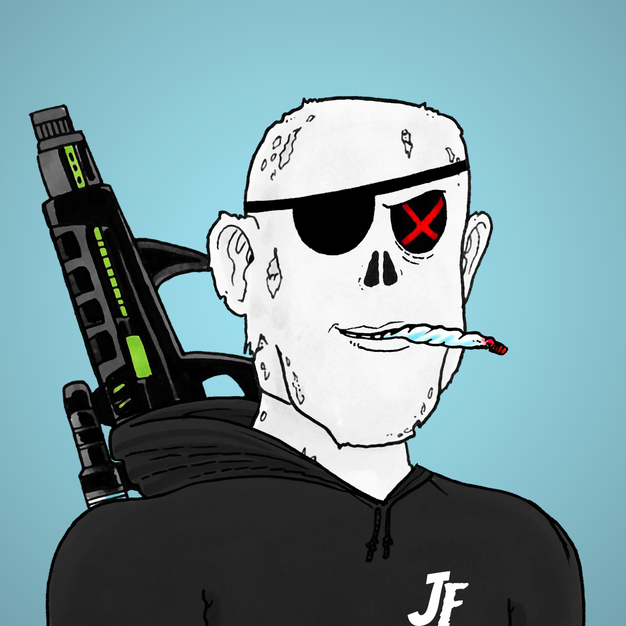 George Trosley - Jungle Freaks - Jungle Freak 6890 - NFT # 6890