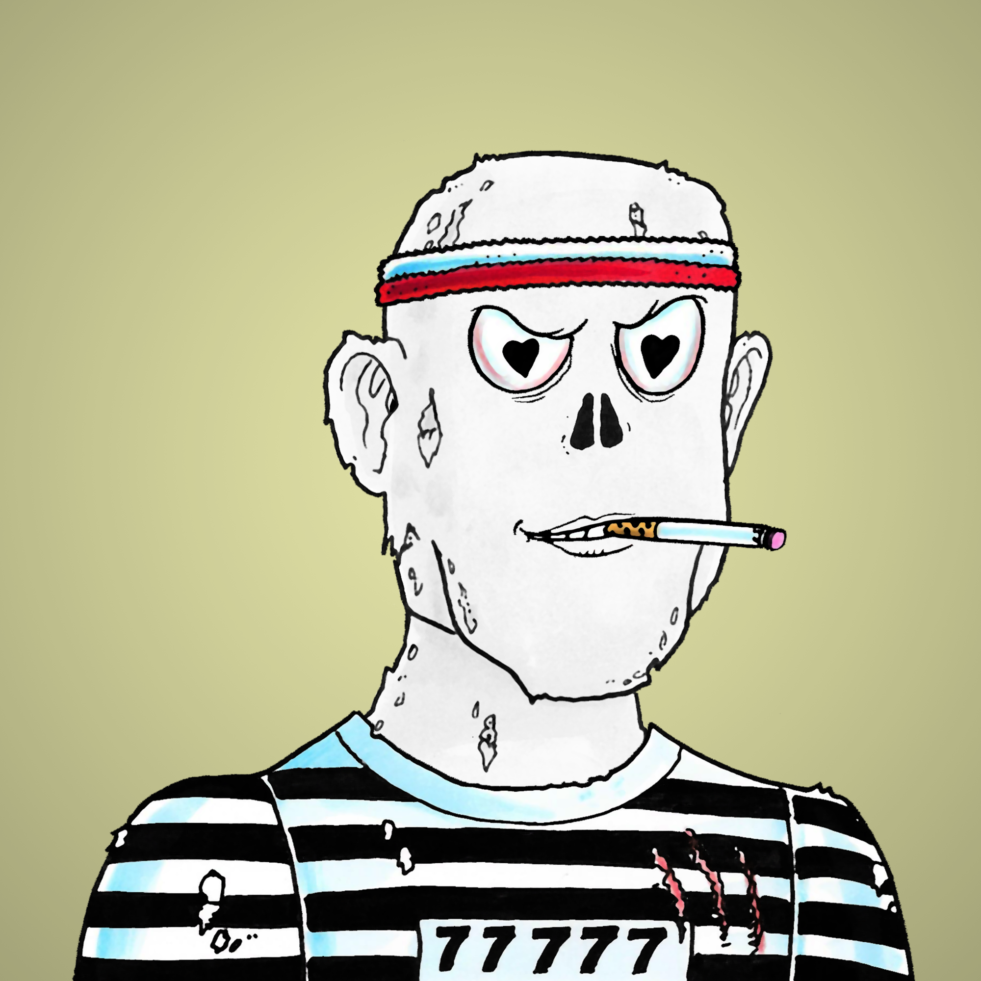 George Trosley - Jungle Freaks - Jungle Freak 6902 - NFT # 6902