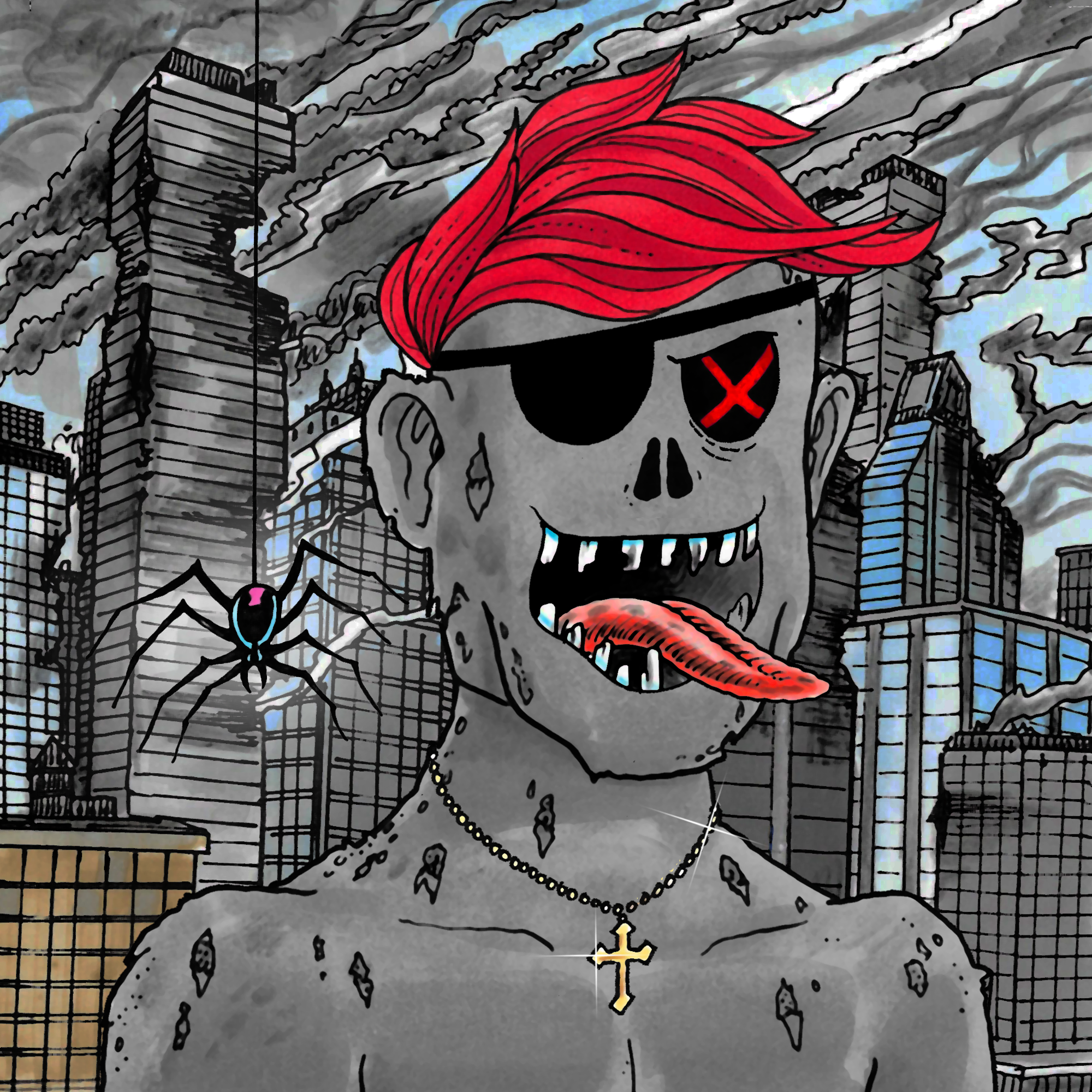 George Trosley - Jungle Freaks - Jungle Freak 6905 - NFT # 6905