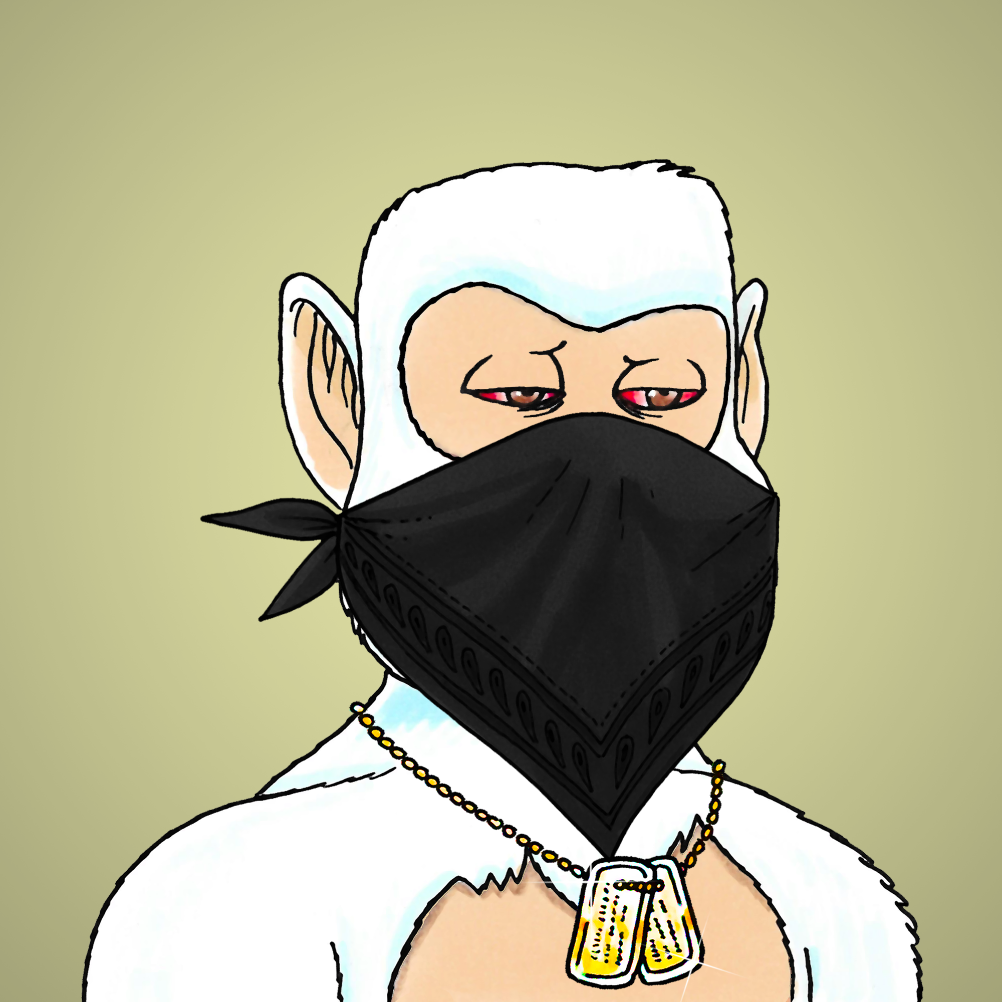 George Trosley - Jungle Freaks - Jungle Freak 6907 - NFT # 6907