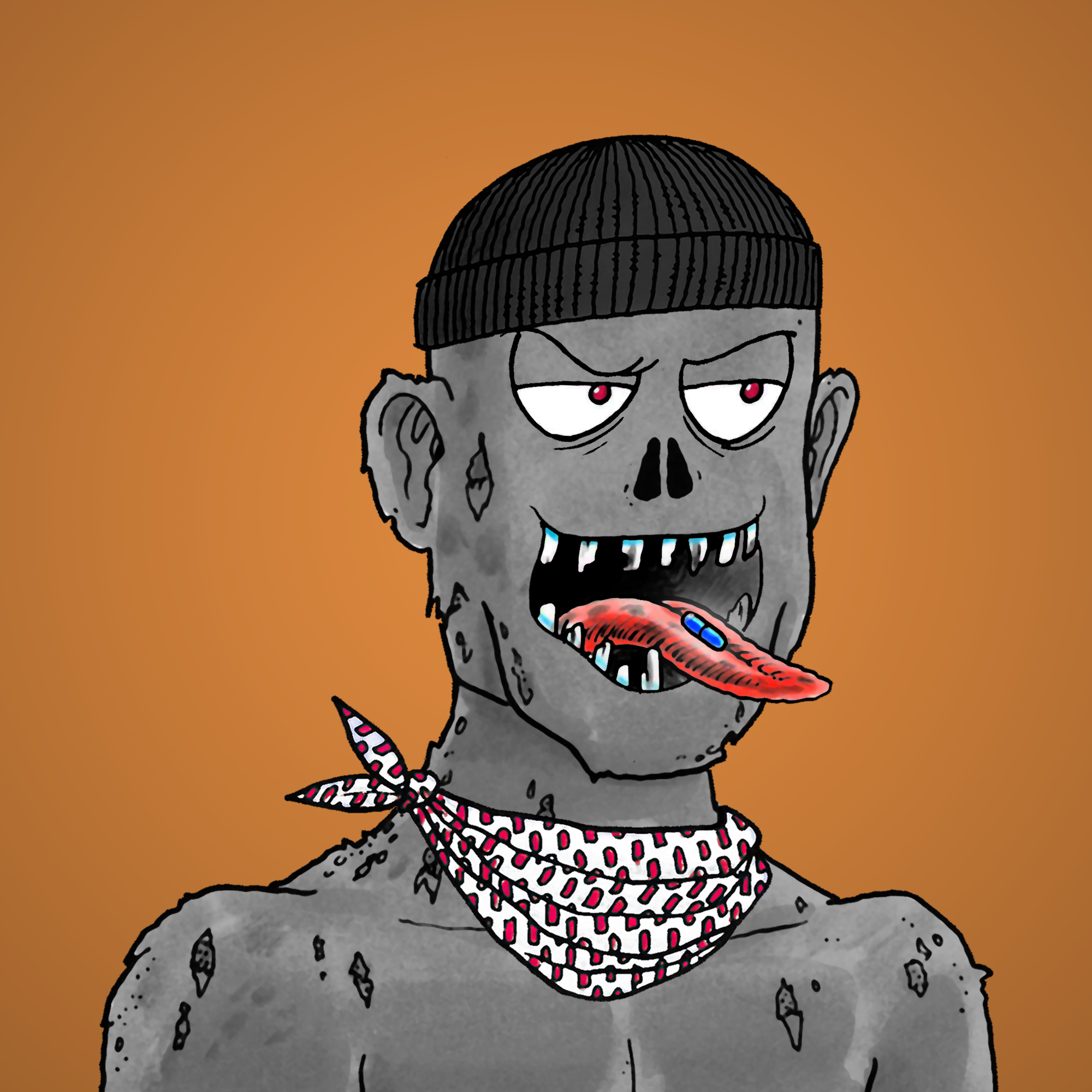 George Trosley - Jungle Freaks - Jungle Freak 6909 - NFT # 6909