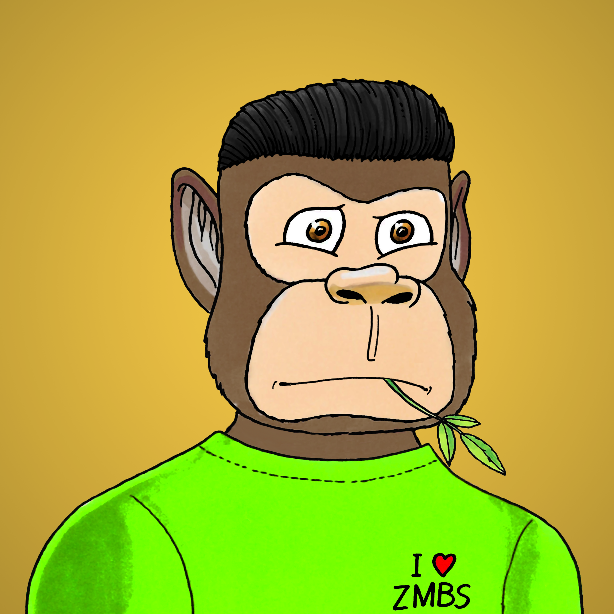 George Trosley - Jungle Freaks - Jungle Freak 6910 - NFT # 6910