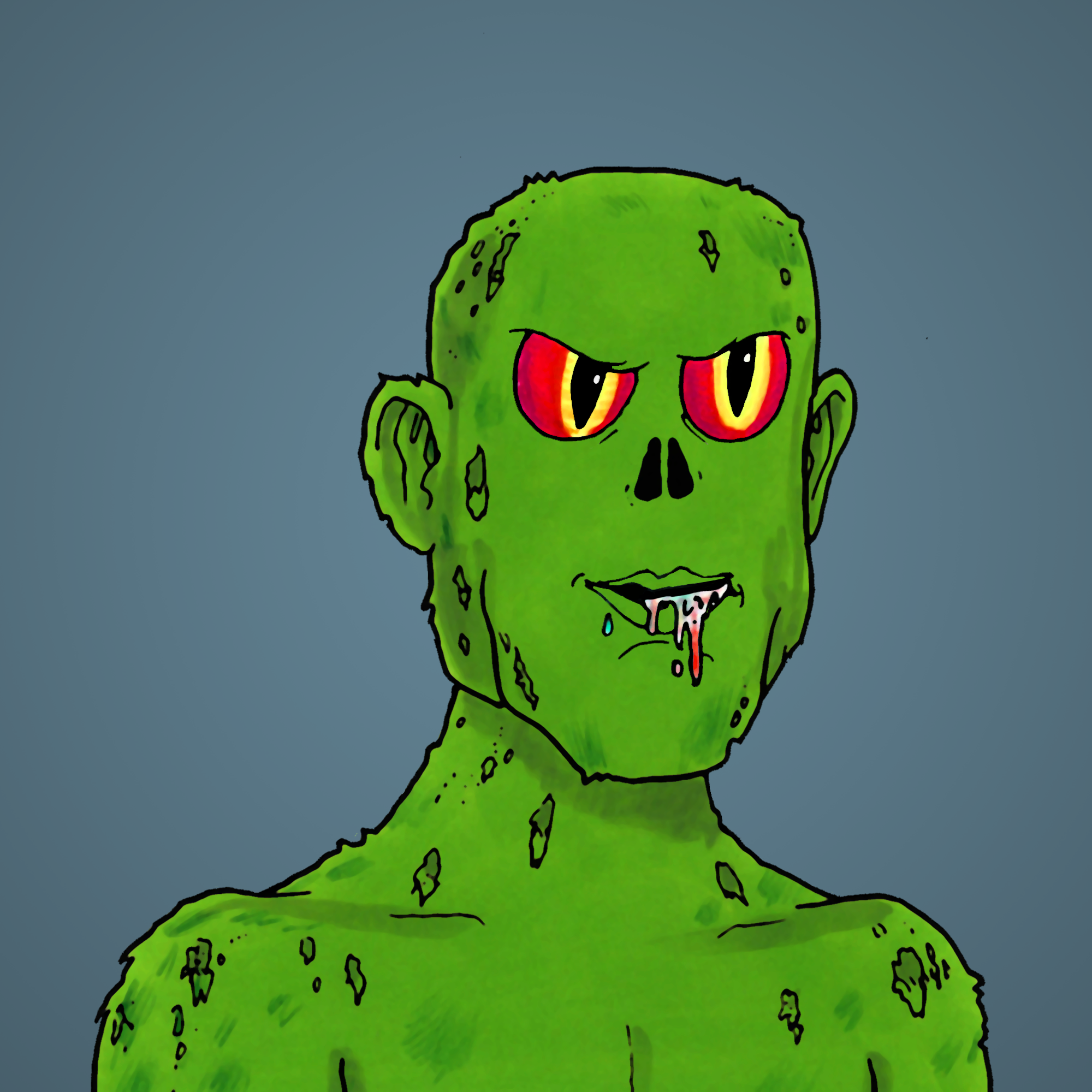 George Trosley - Jungle Freaks - Jungle Freak 6911 - NFT # 6911