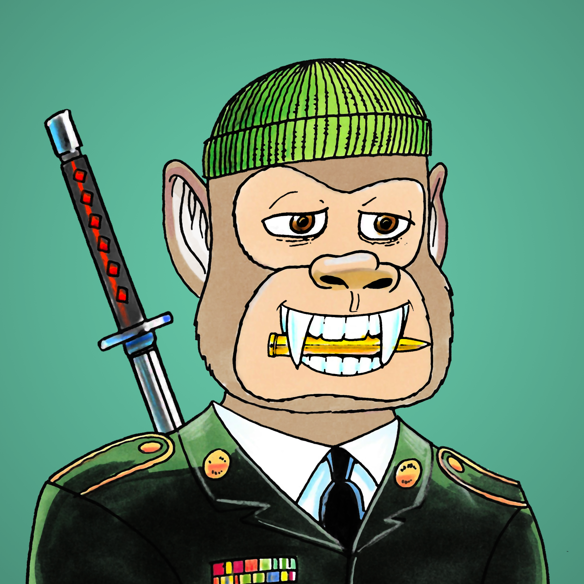 George Trosley - Jungle Freaks - Jungle Freak 6913 - NFT # 6913