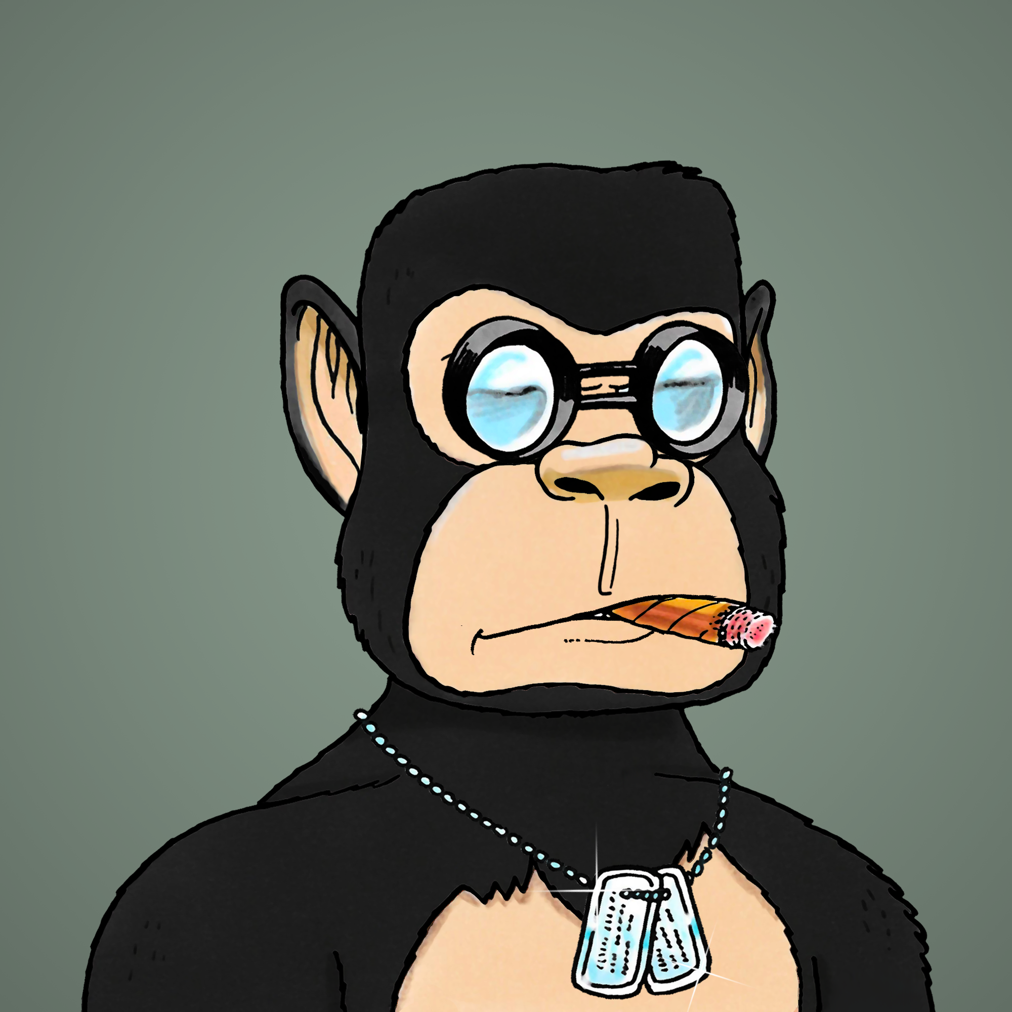 George Trosley - Jungle Freaks - Jungle Freak 6918 - NFT # 6918