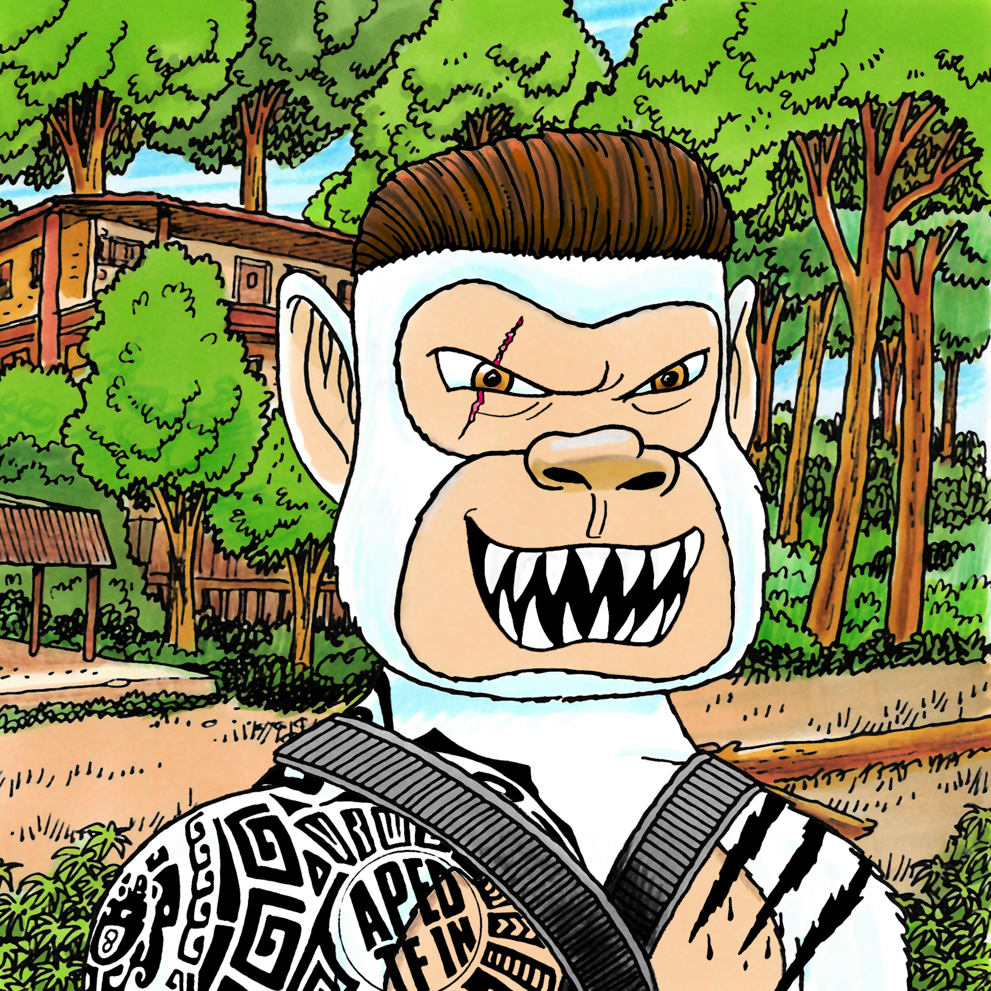 George Trosley - Jungle Freaks - Jungle Freak 692 - NFT # 692