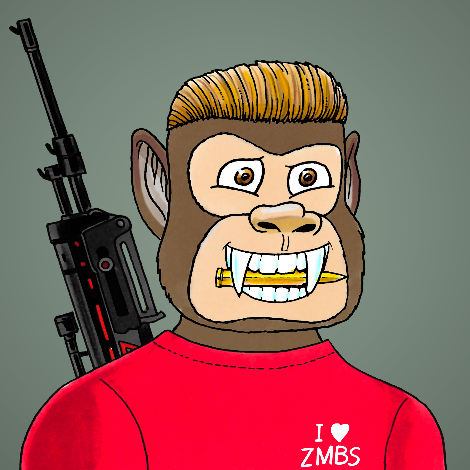 George Trosley - Jungle Freaks - Jungle Freak 6921 - NFT # 6921