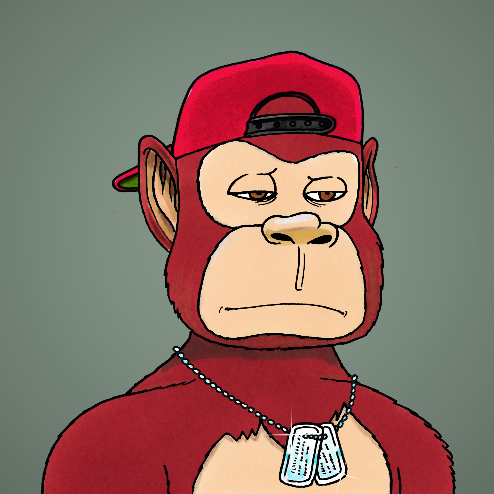 George Trosley - Jungle Freaks - Jungle Freak 6929 - NFT # 6929