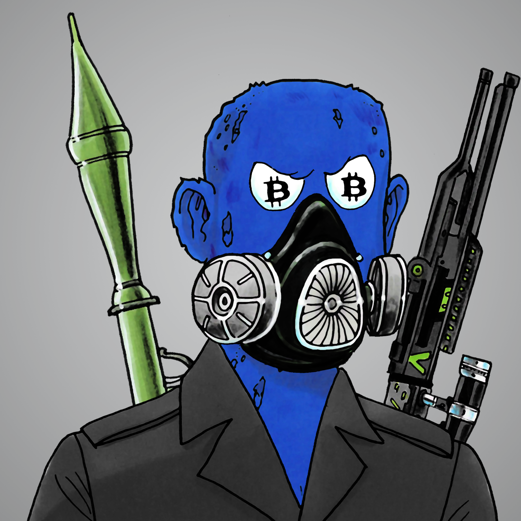 George Trosley - Jungle Freaks - Jungle Freak 6933 - NFT # 6933