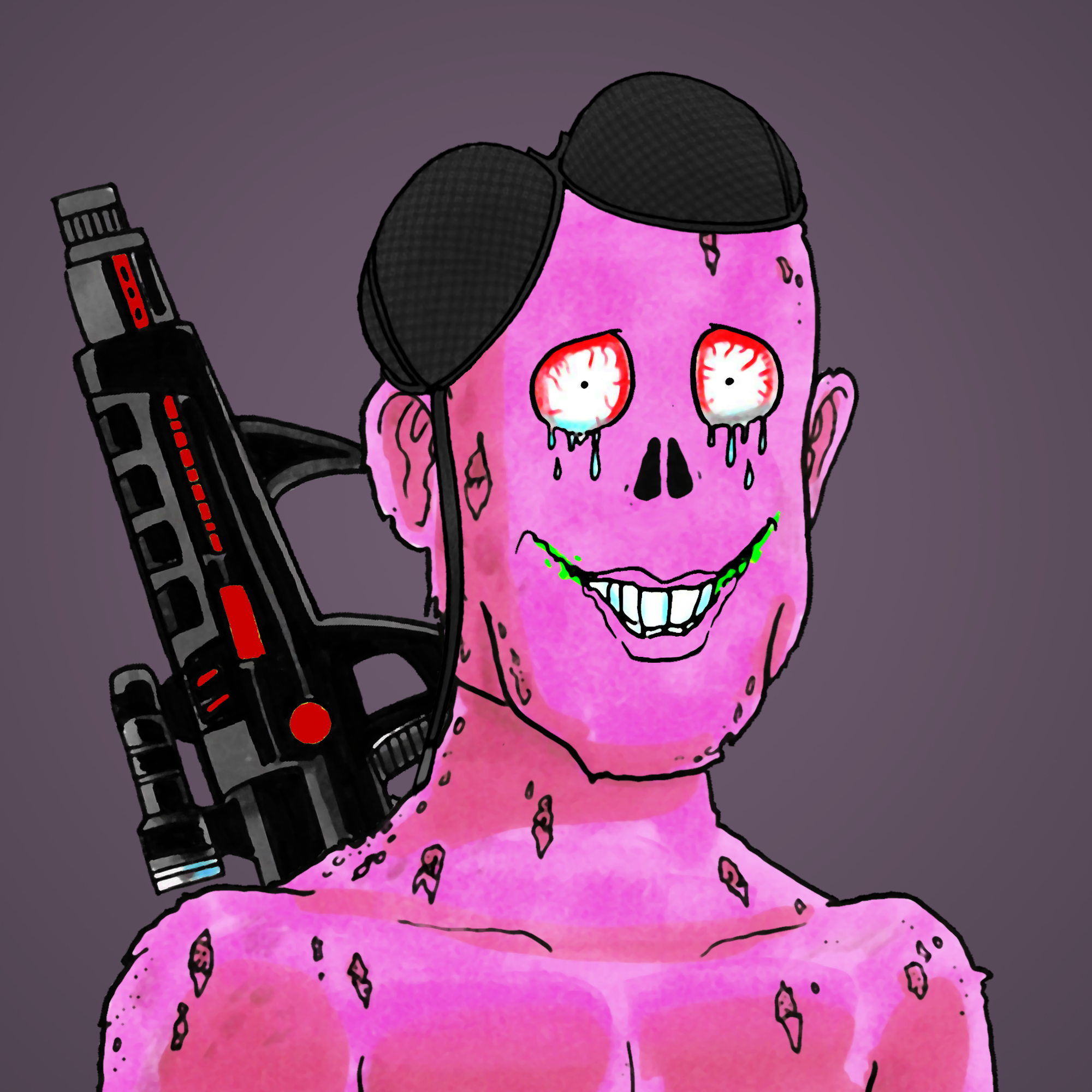 George Trosley - Jungle Freaks - Jungle Freak 6937 - NFT # 6937