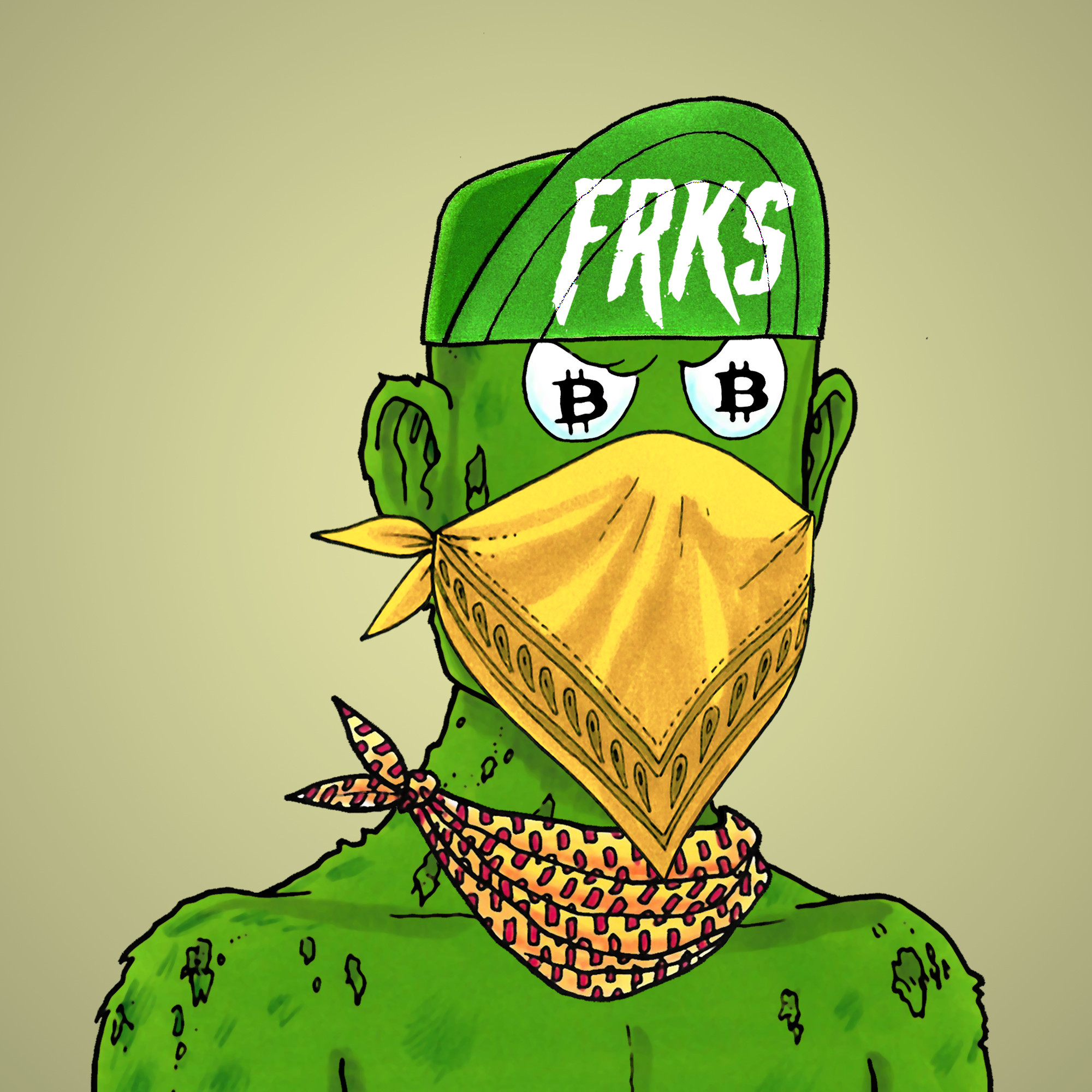 George Trosley - Jungle Freaks - Jungle Freak 6944 - NFT # 6944