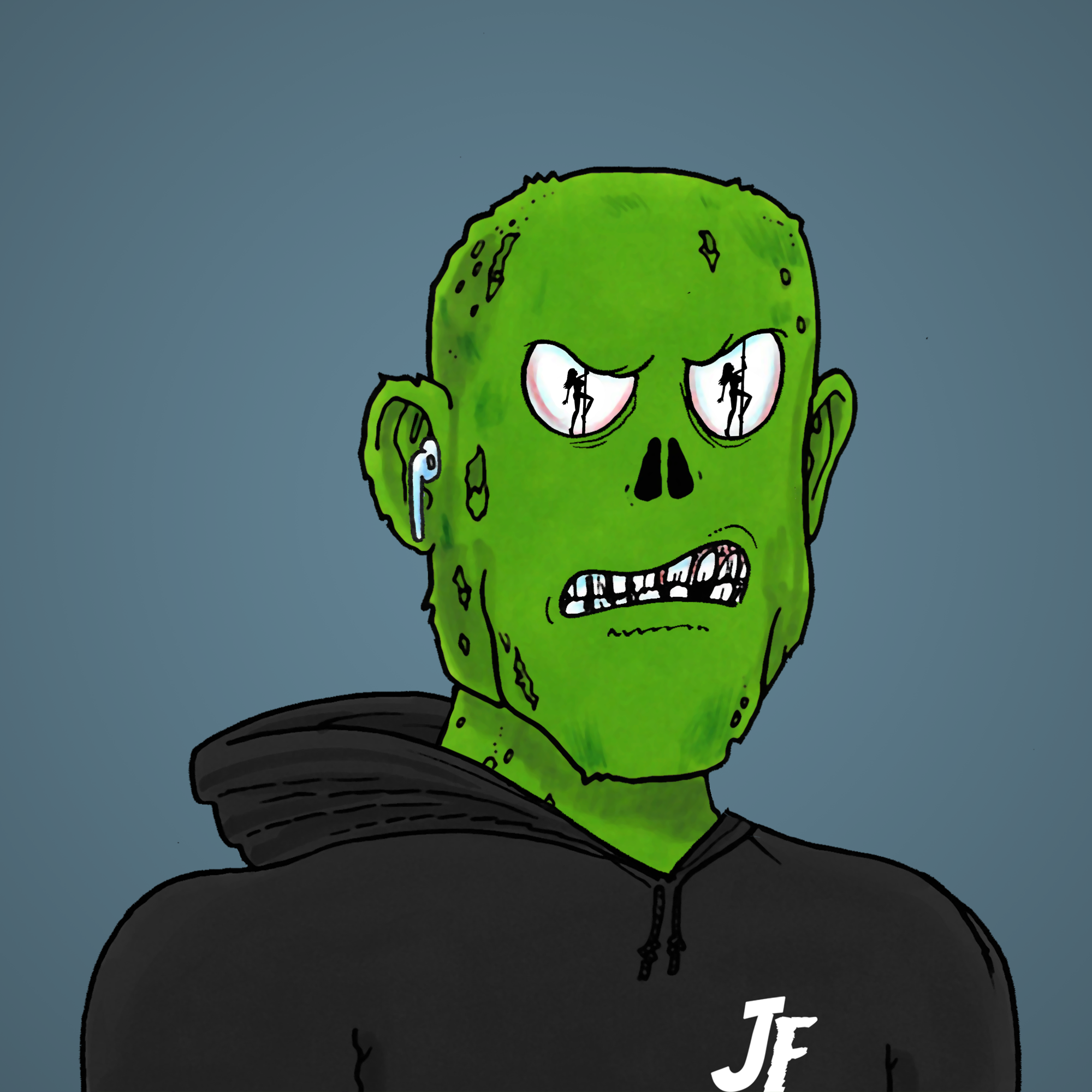 George Trosley - Jungle Freaks - Jungle Freak 6947 - NFT # 6947