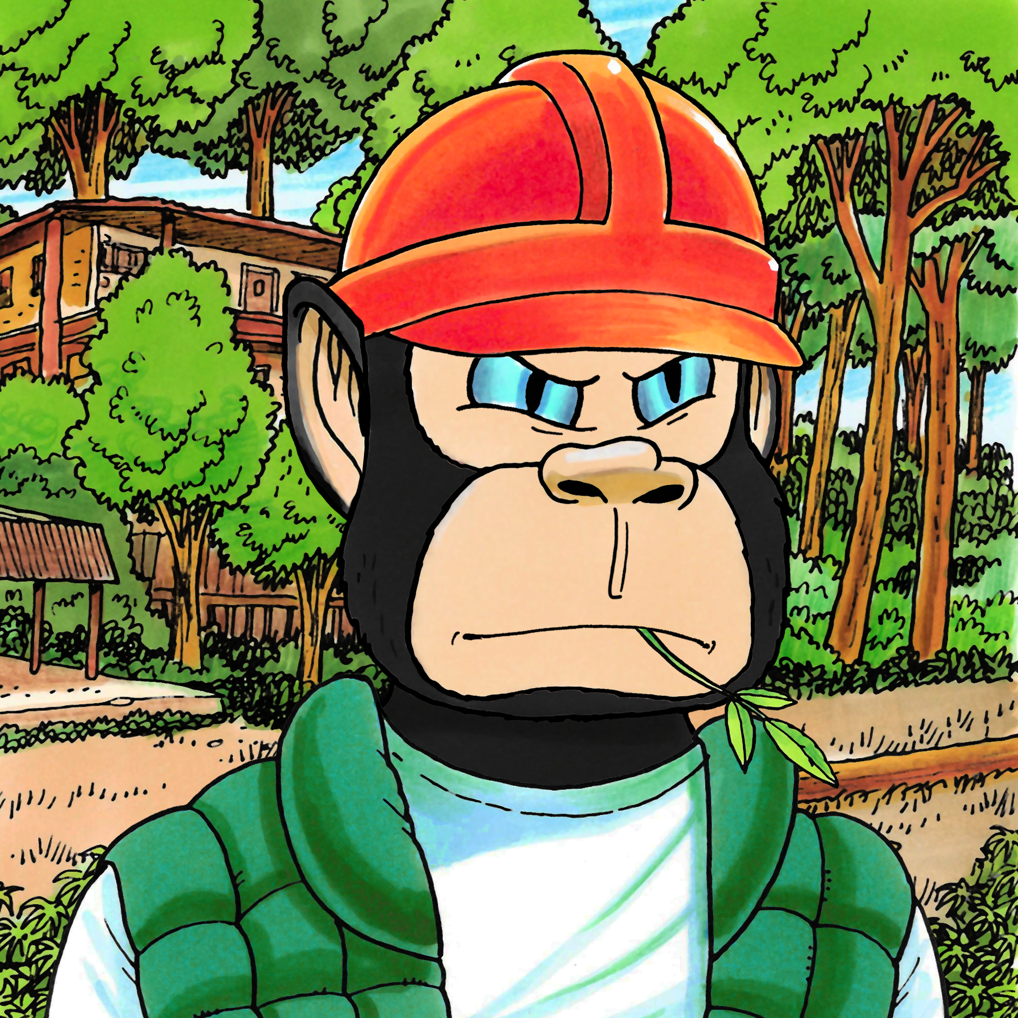 George Trosley - Jungle Freaks - Jungle Freak 6952 - NFT # 6952