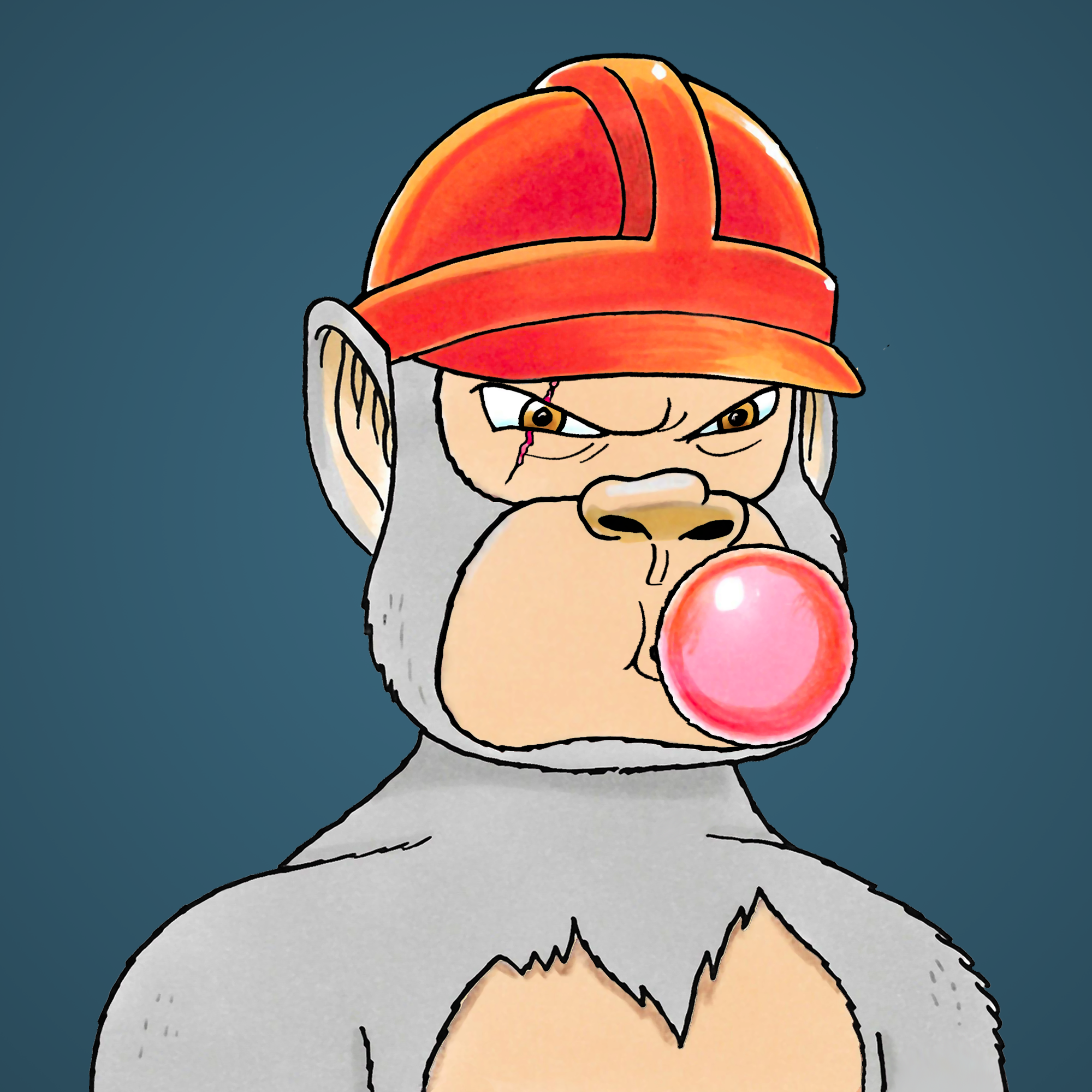 George Trosley - Jungle Freaks - Jungle Freak 6954 - NFT # 6954