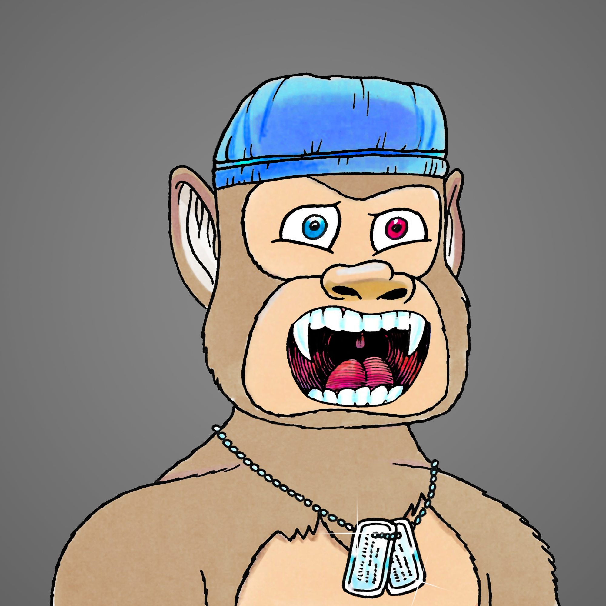 George Trosley - Jungle Freaks - Jungle Freak 6957 - NFT # 6957