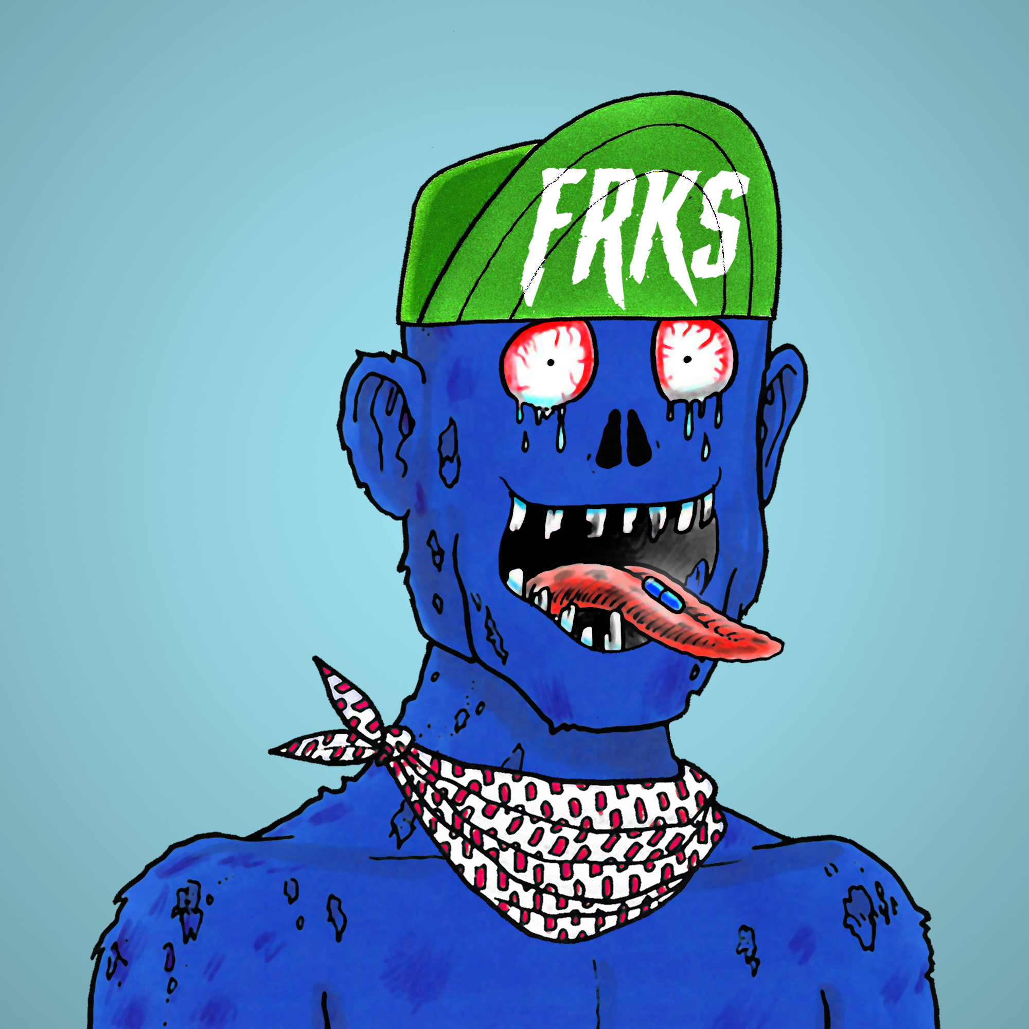 George Trosley - Jungle Freaks - Jungle Freak 696 - NFT # 696