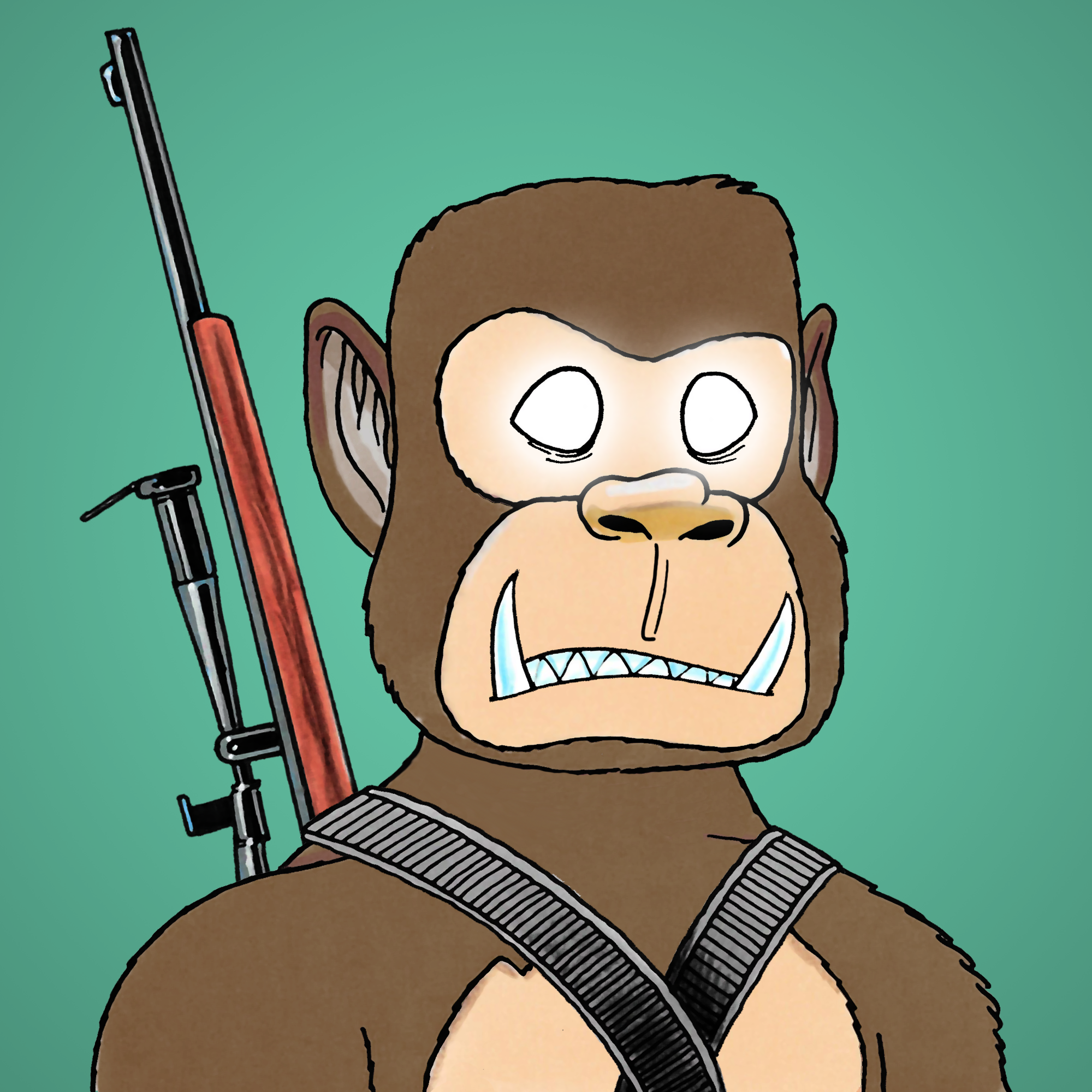 George Trosley - Jungle Freaks - Jungle Freak 6964 - NFT # 6964