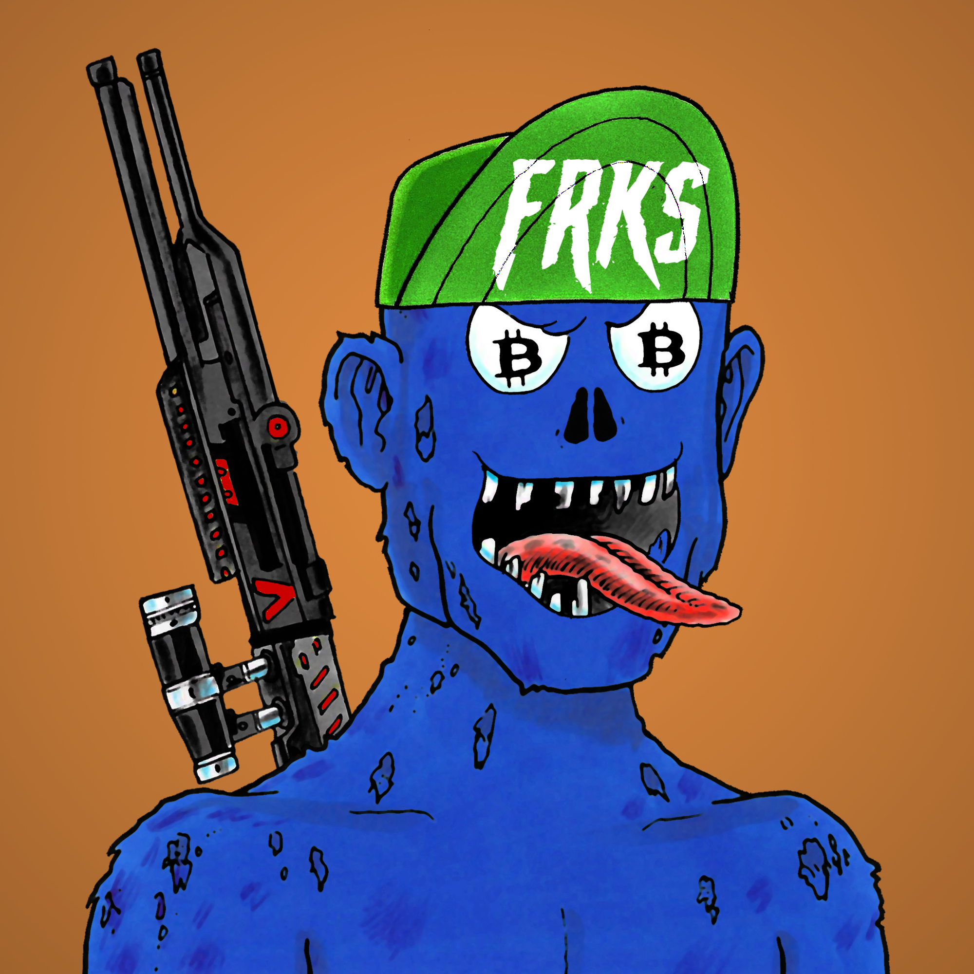 George Trosley - Jungle Freaks - Jungle Freak 6966 - NFT # 6966