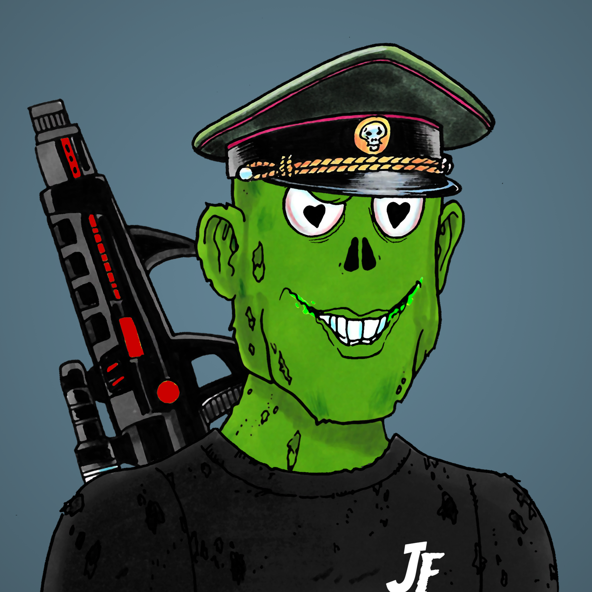 George Trosley - Jungle Freaks - Jungle Freak 6968 - NFT # 6968