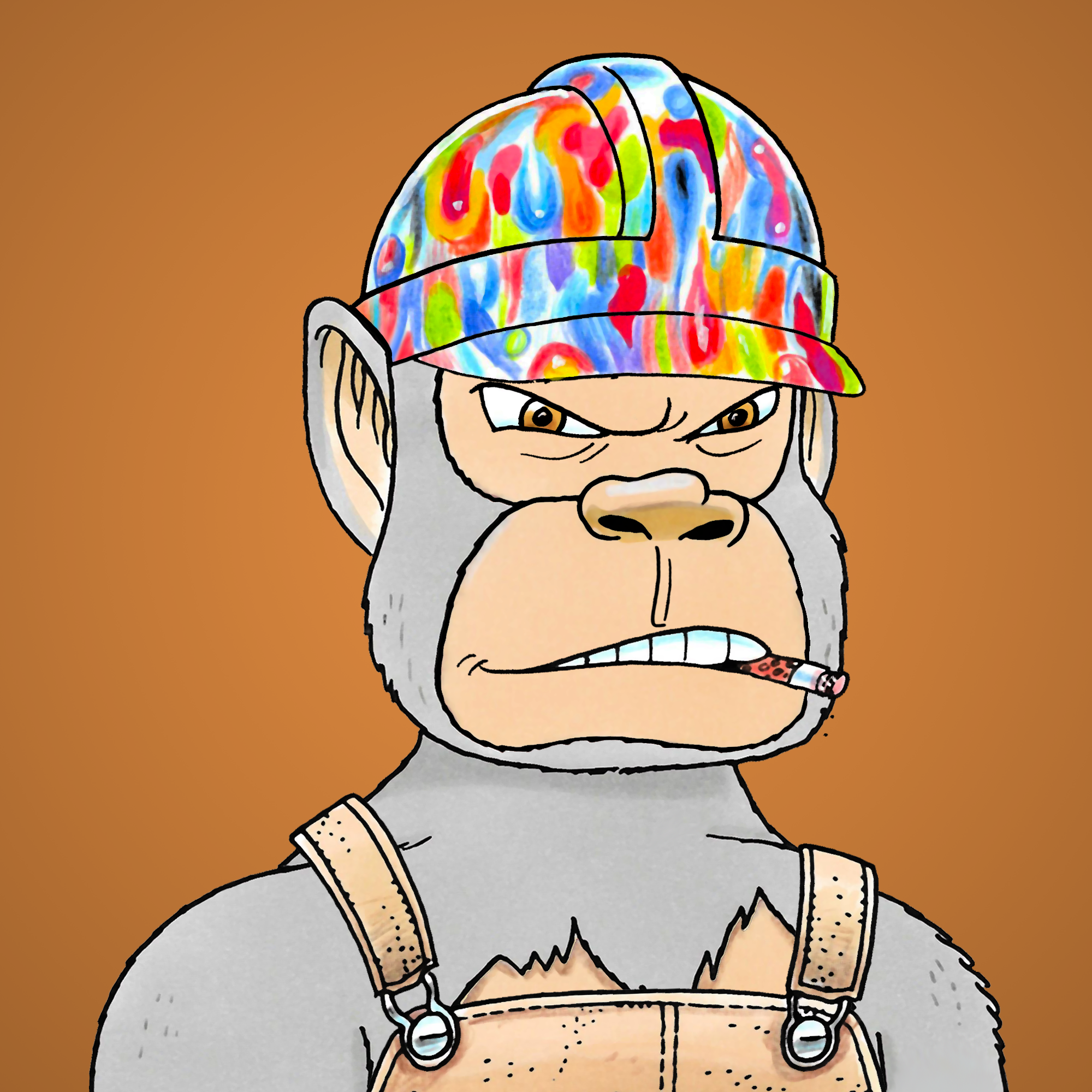 George Trosley - Jungle Freaks - Jungle Freak 6972 - NFT # 6972