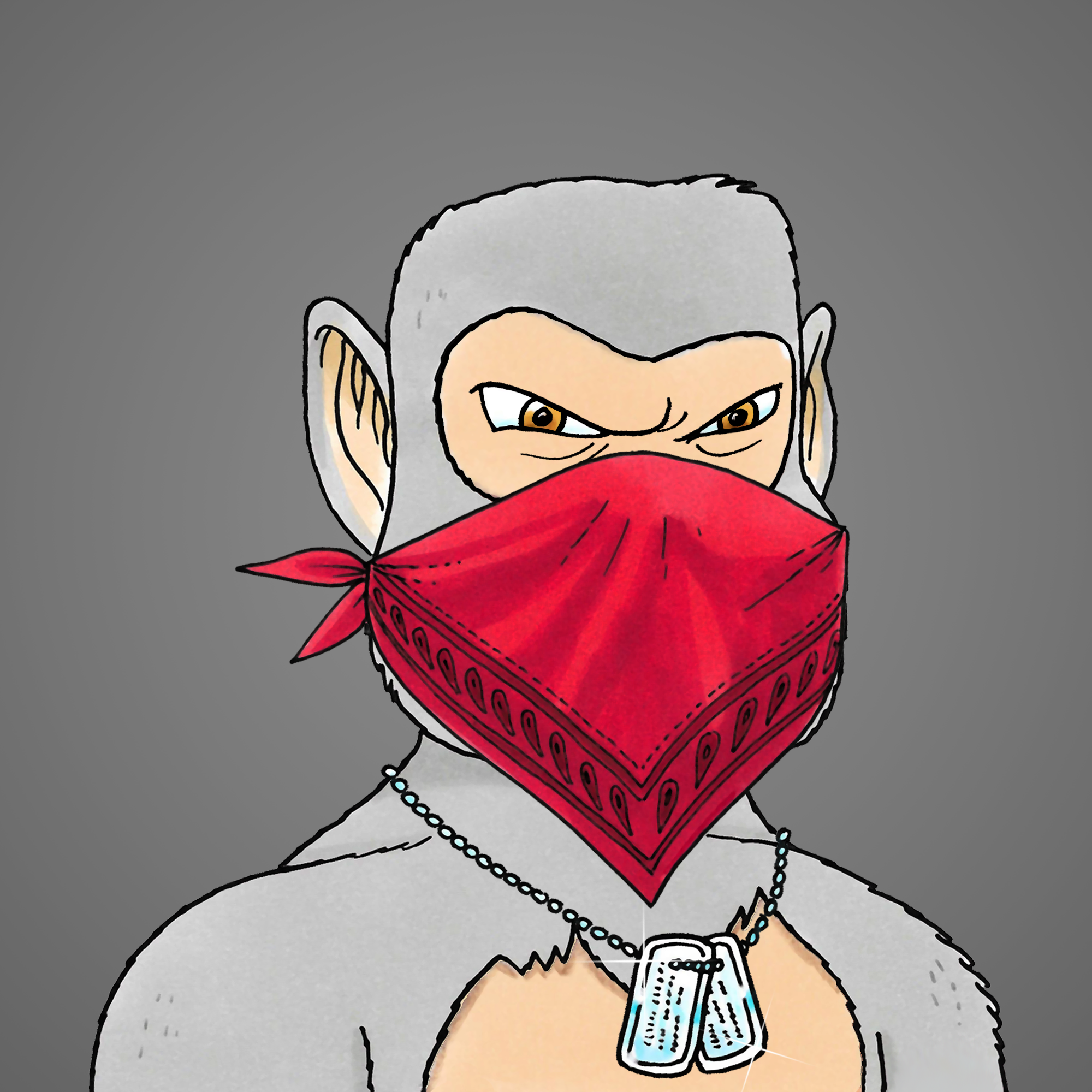 George Trosley - Jungle Freaks - Jungle Freak 6974 - NFT # 6974