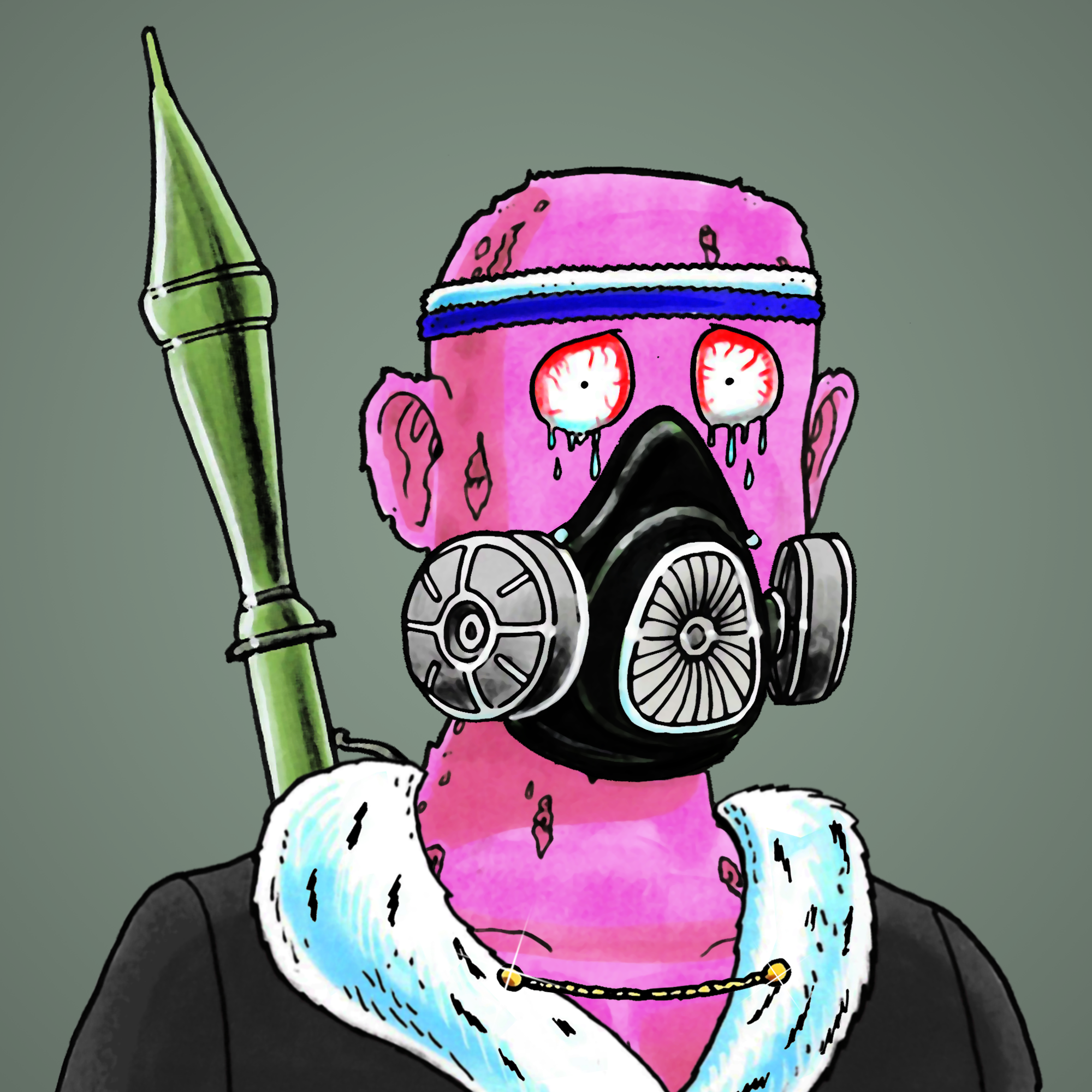 George Trosley - Jungle Freaks - Jungle Freak 6978 - NFT # 6978