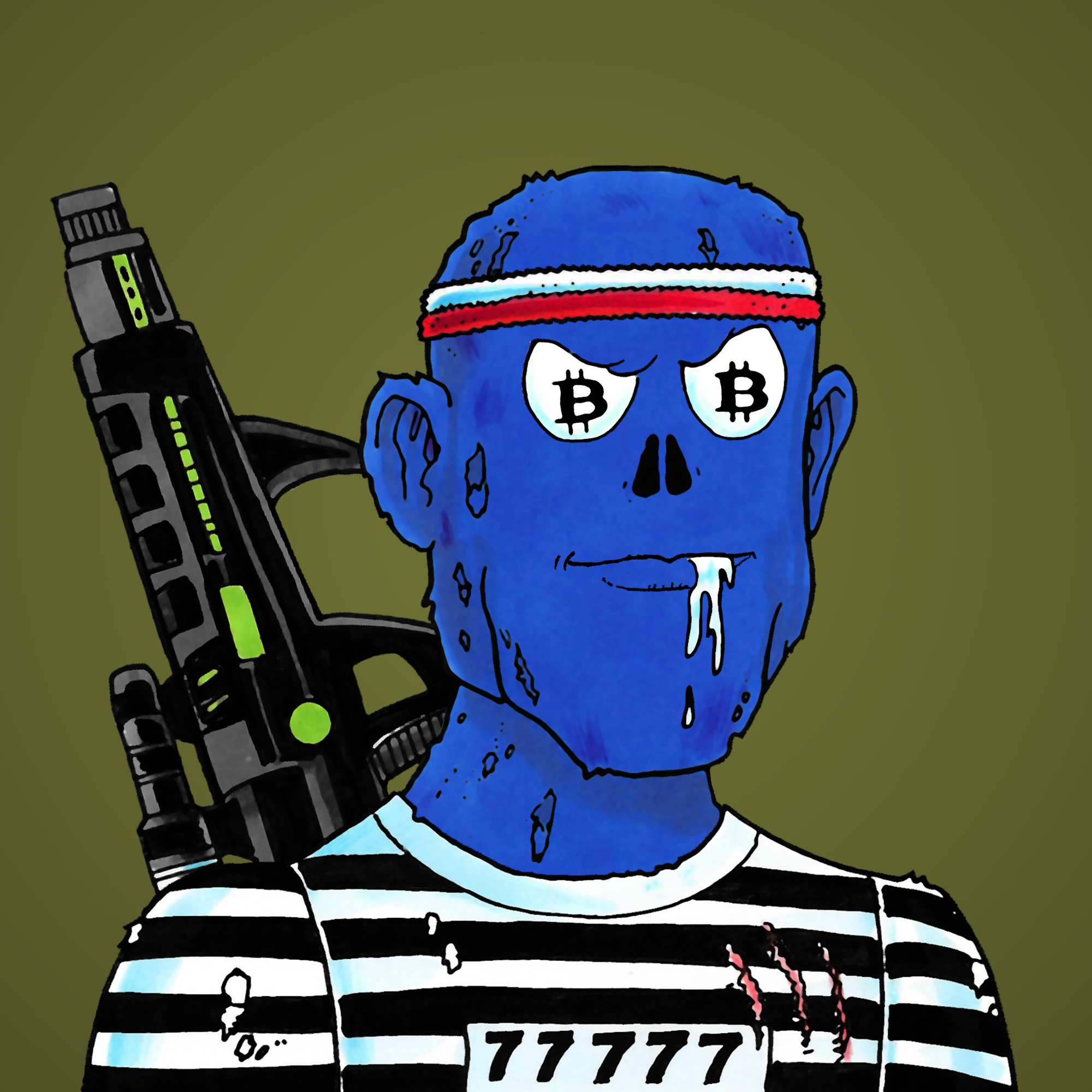 George Trosley - Jungle Freaks - Jungle Freak 6983 - NFT # 6983