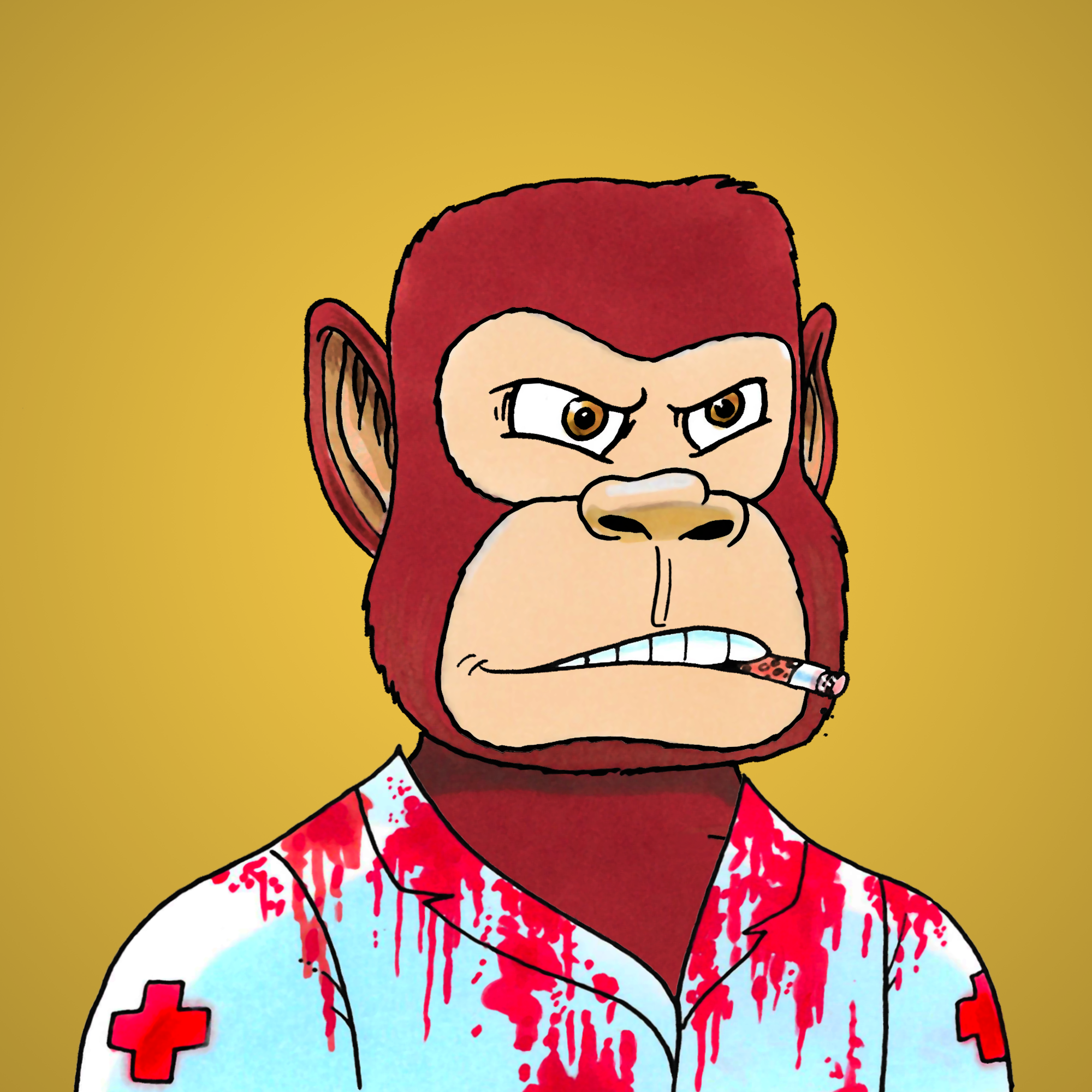 George Trosley - Jungle Freaks - Jungle Freak 6986 - NFT # 6986