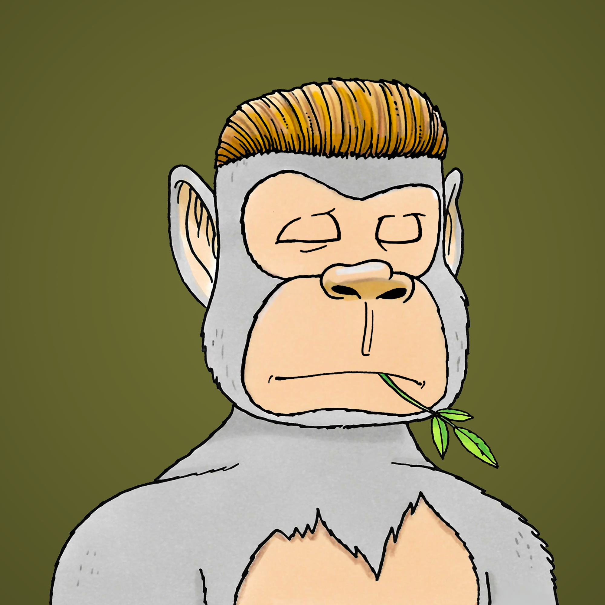 George Trosley - Jungle Freaks - Jungle Freak 6998 - NFT # 6998