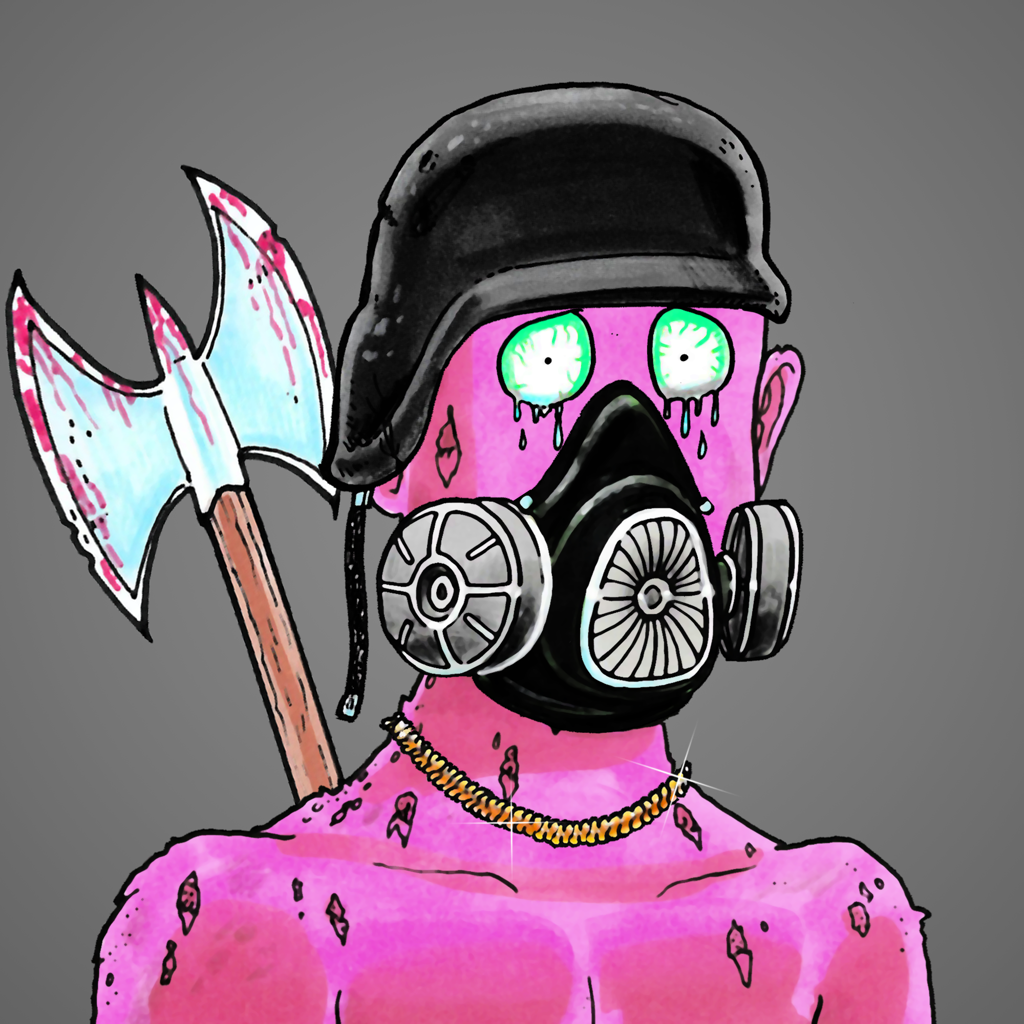 George Trosley - Jungle Freaks - Jungle Freak 6999 - NFT # 6999