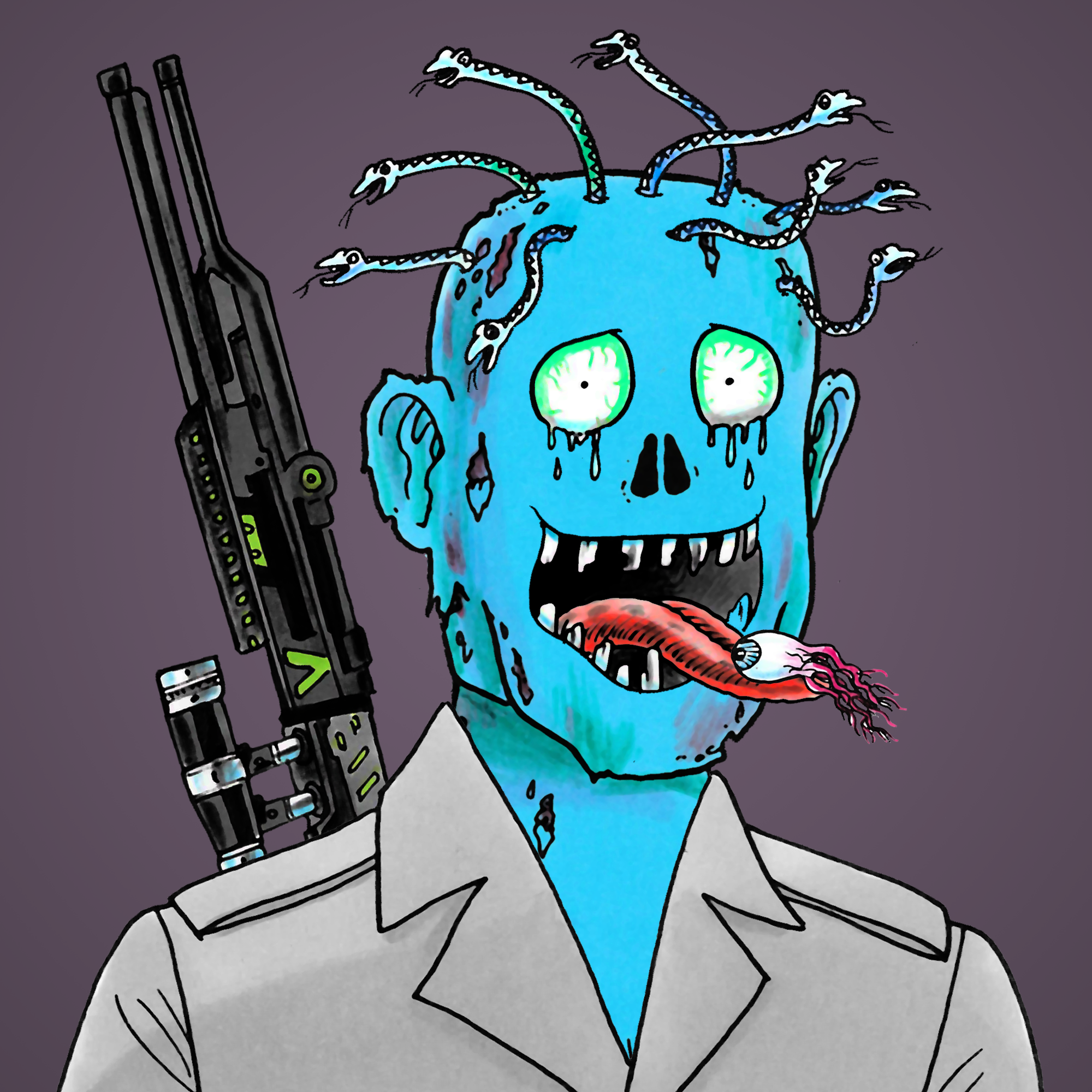 George Trosley - Jungle Freaks - Jungle Freak 70 - NFT # 70