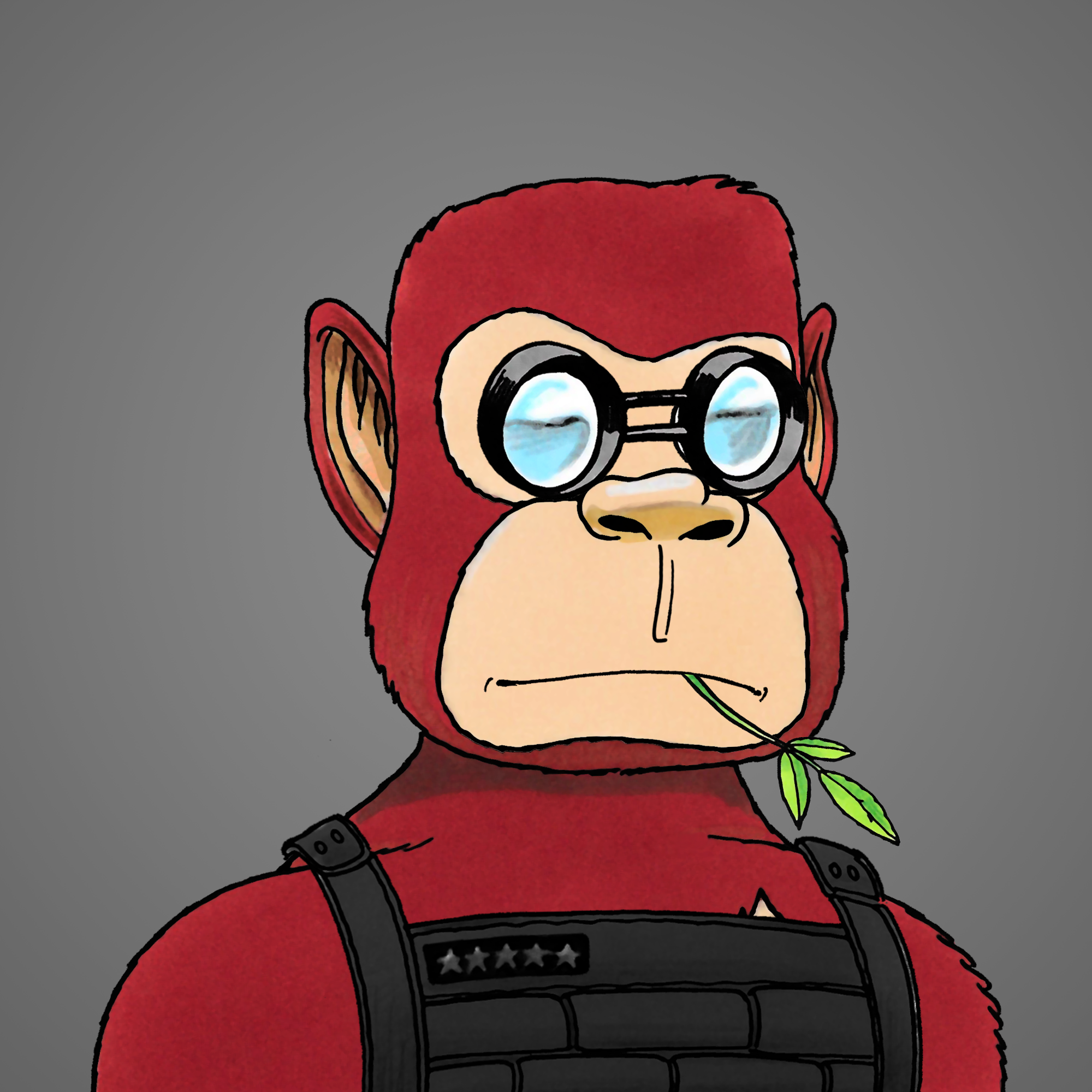 George Trosley - Jungle Freaks - Jungle Freak 7001 - NFT # 7001