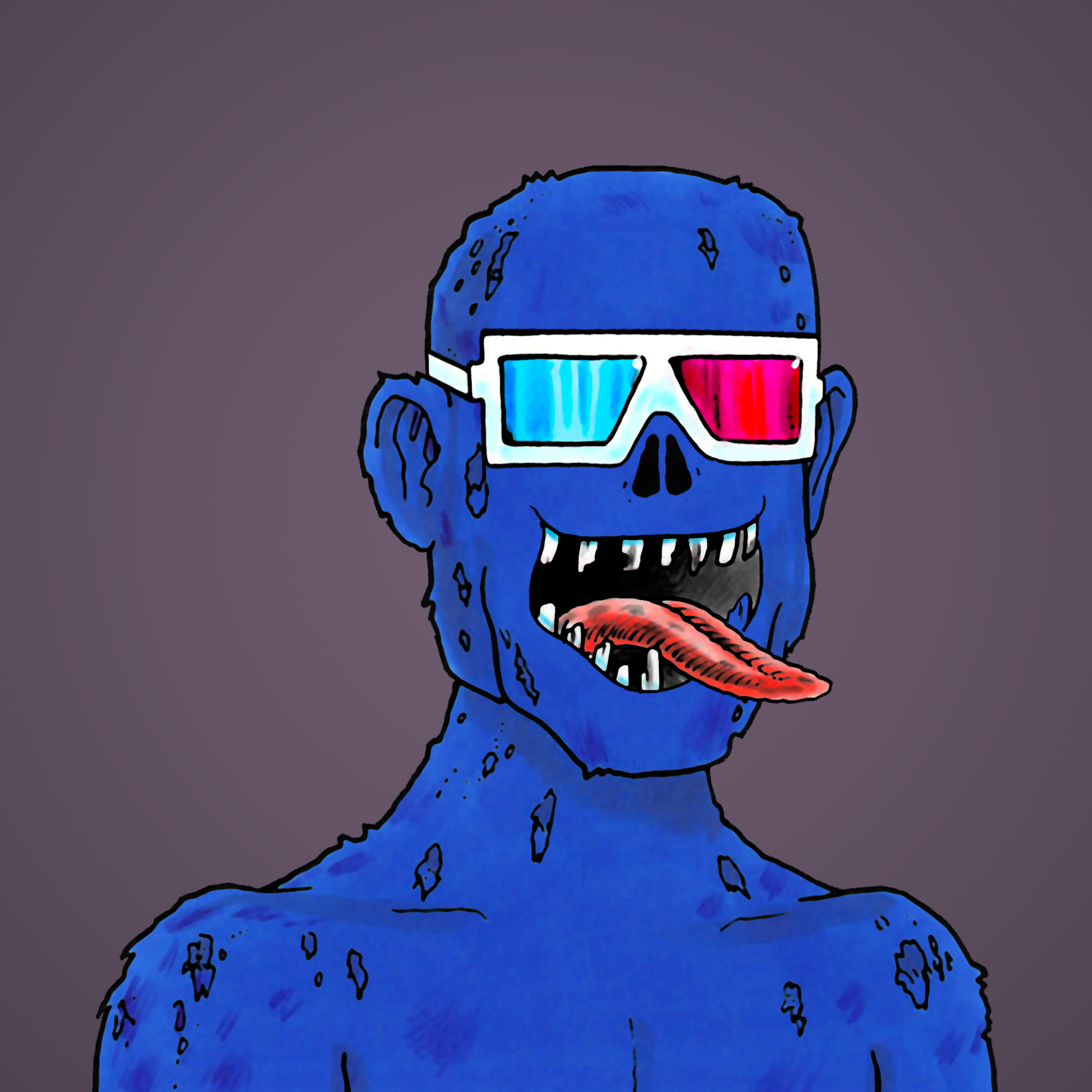 George Trosley - Jungle Freaks - Jungle Freak 7004 - NFT # 7004