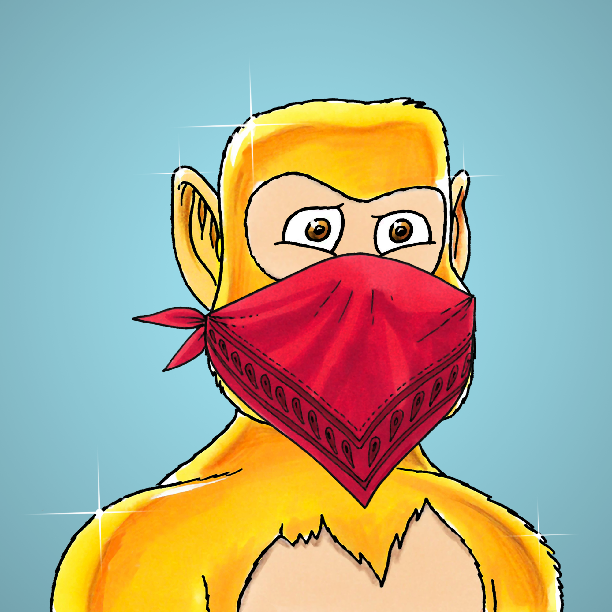 George Trosley - Jungle Freaks - Jungle Freak 7011 - NFT # 7011