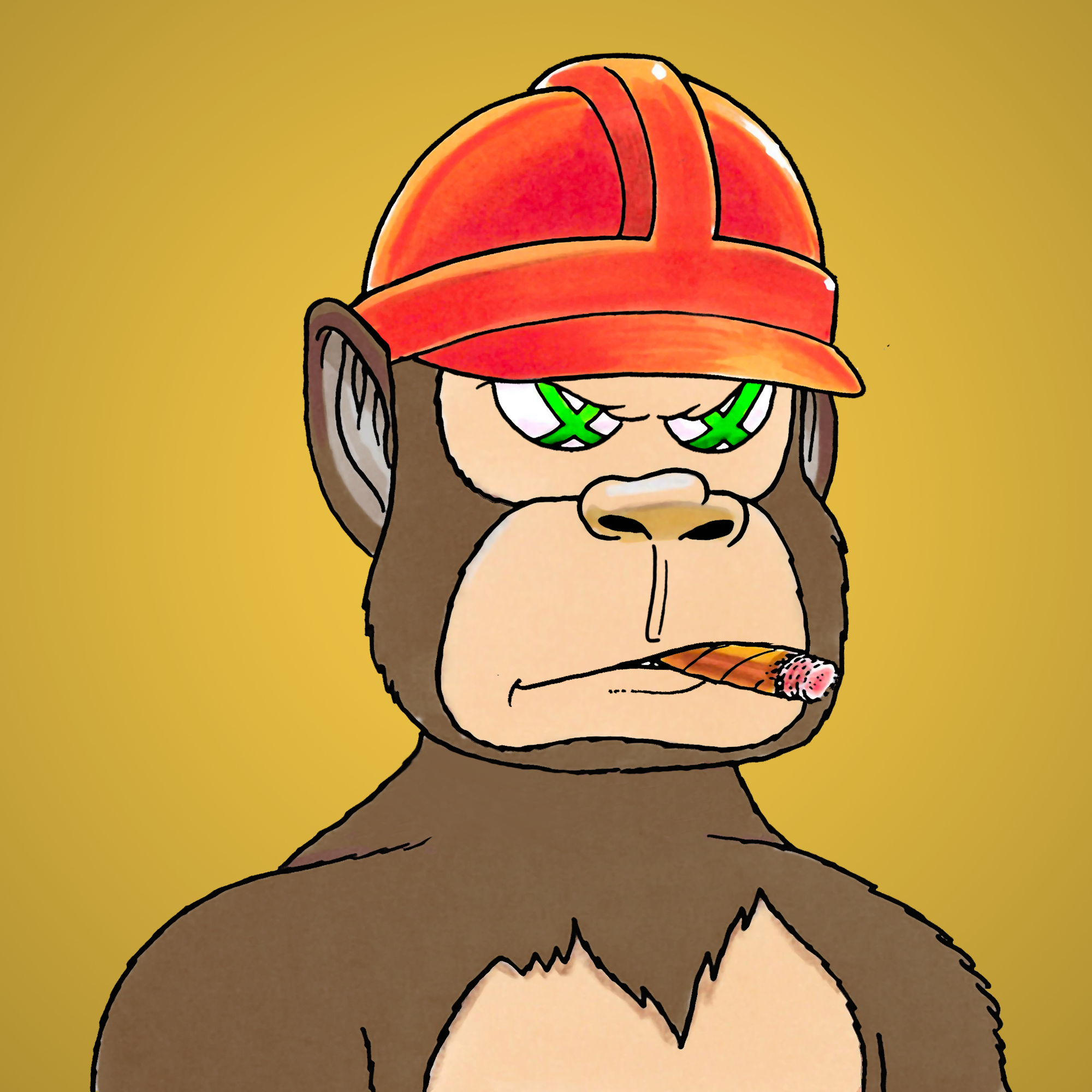 George Trosley - Jungle Freaks - Jungle Freak 7015 - NFT # 7015