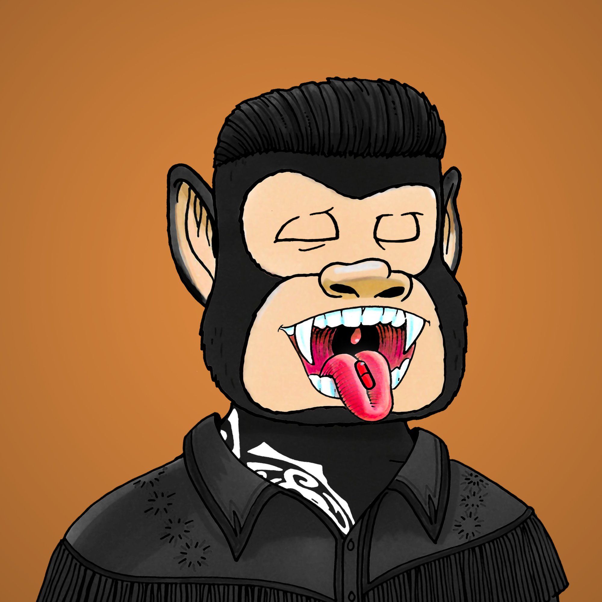 George Trosley - Jungle Freaks - Jungle Freak 7017 - NFT # 7017