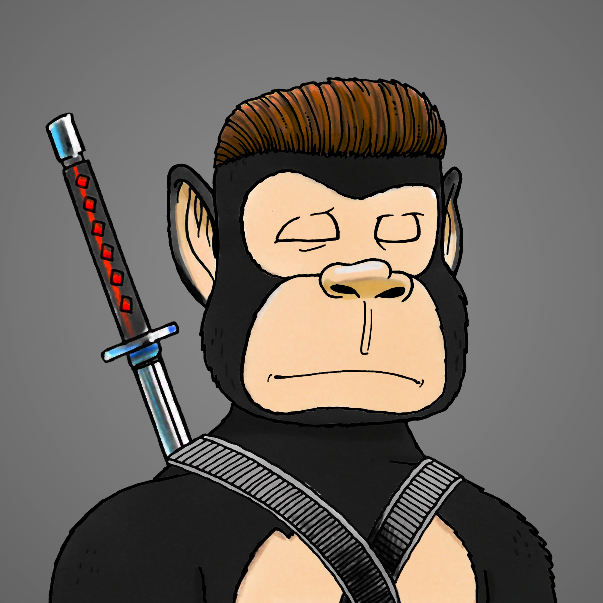 George Trosley - Jungle Freaks - Jungle Freak 7020 - NFT # 7020