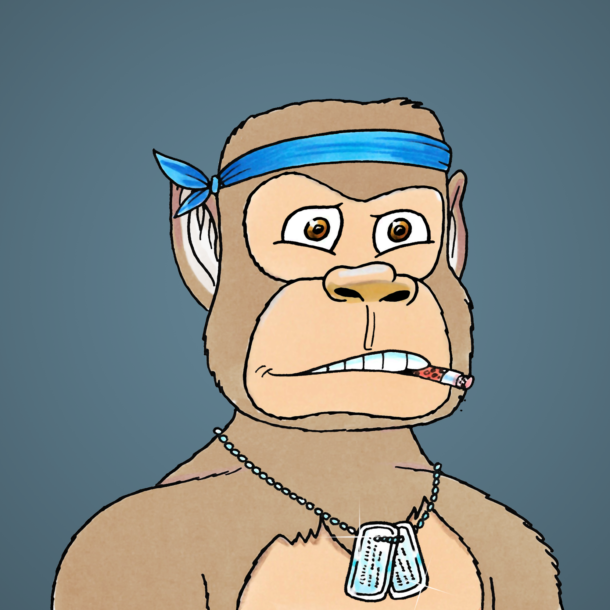 George Trosley - Jungle Freaks - Jungle Freak 7021 - NFT # 7021