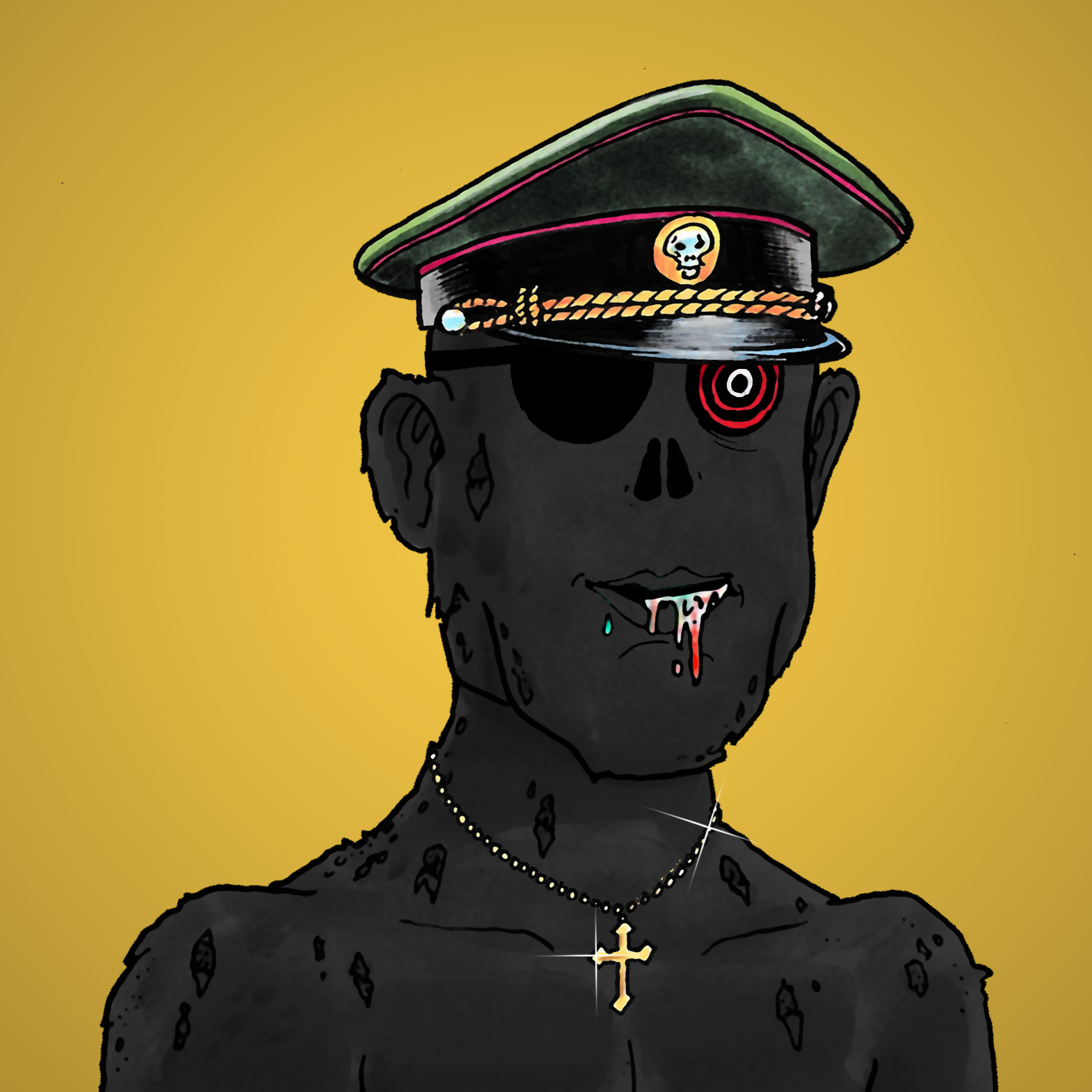 George Trosley - Jungle Freaks - Jungle Freak 7028 - NFT # 7028