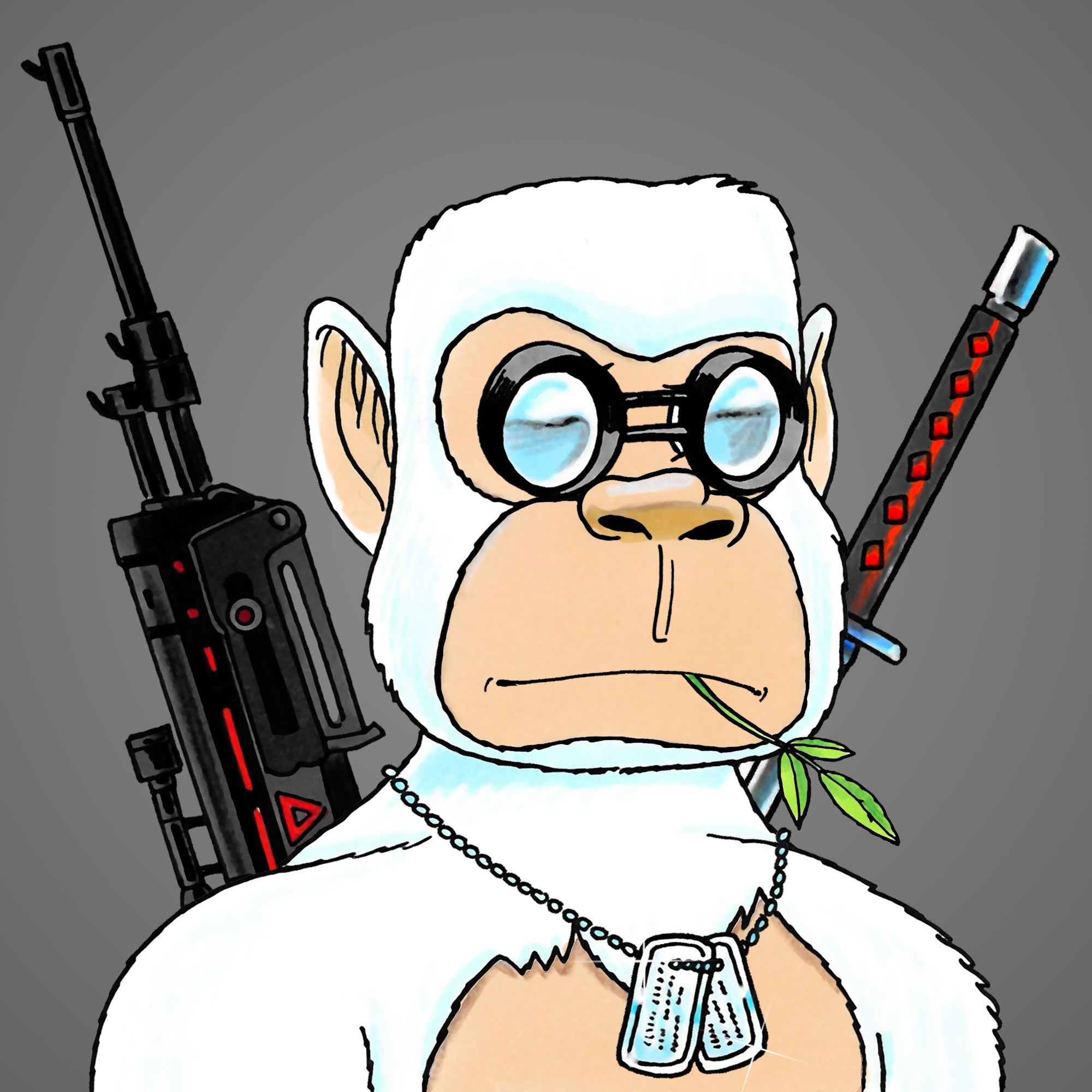 George Trosley - Jungle Freaks - Jungle Freak 704 - NFT # 704