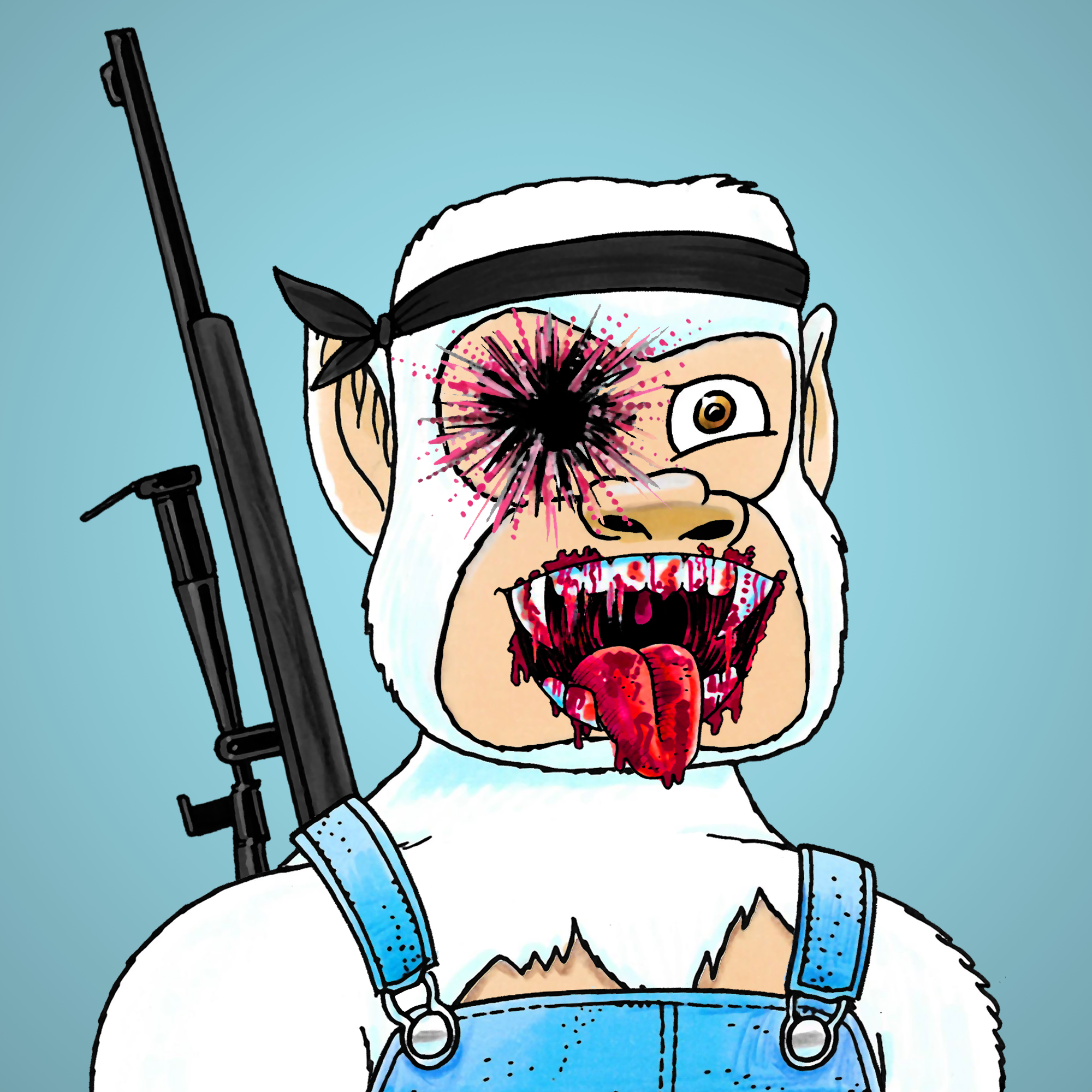 George Trosley - Jungle Freaks - Jungle Freak 7046 - NFT # 7046