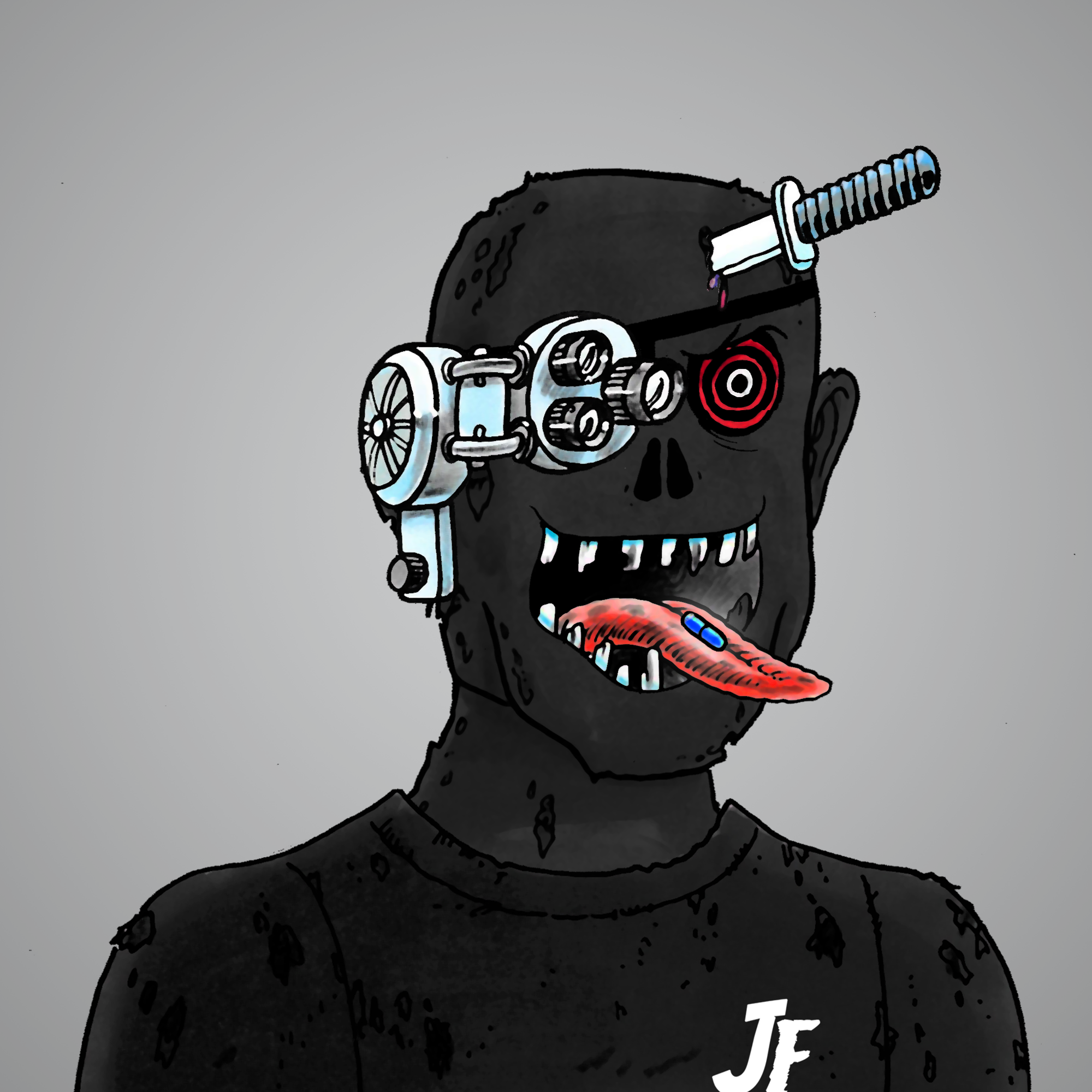 George Trosley - Jungle Freaks - Jungle Freak 7049 - NFT # 7049