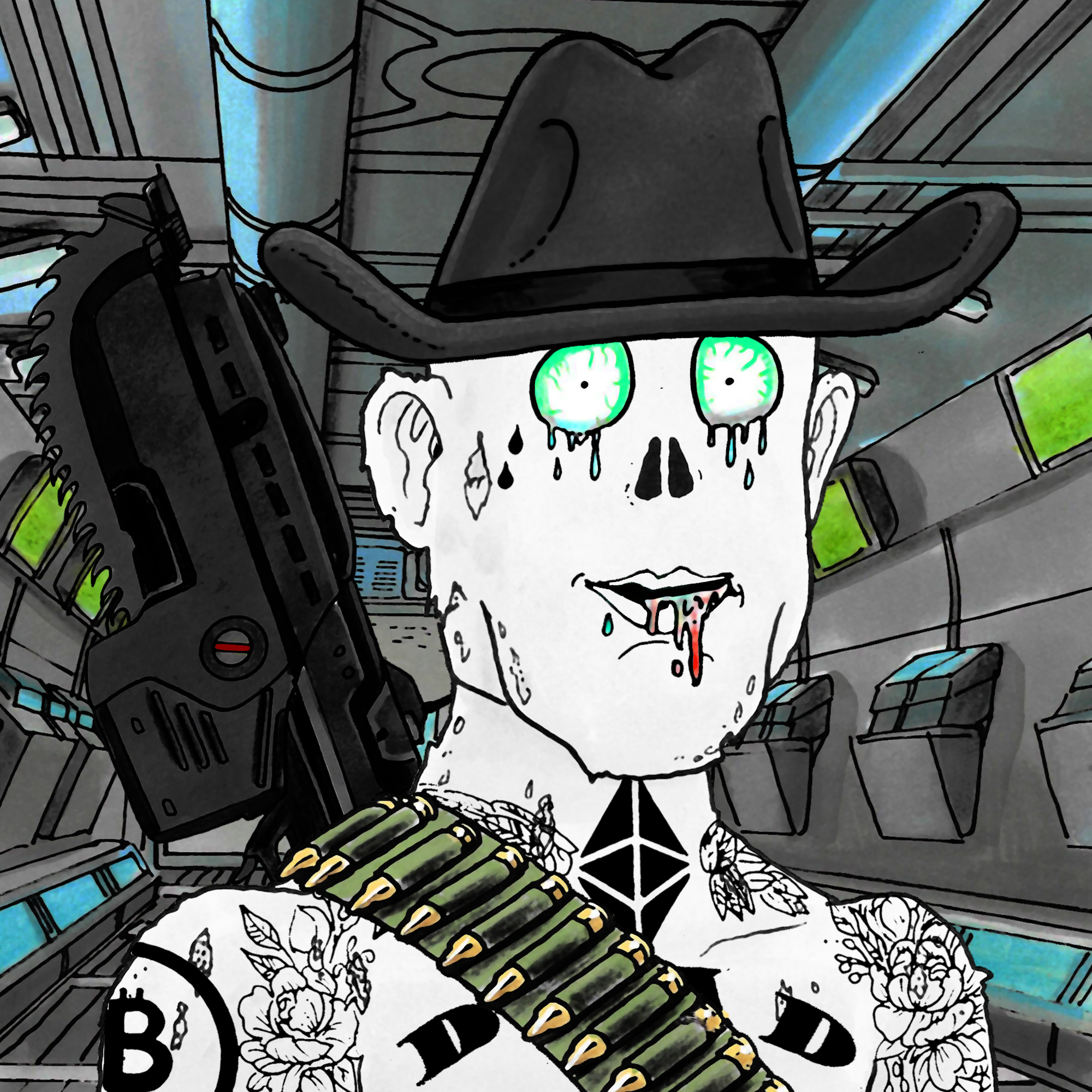 George Trosley - Jungle Freaks - Jungle Freak 705 - NFT # 705