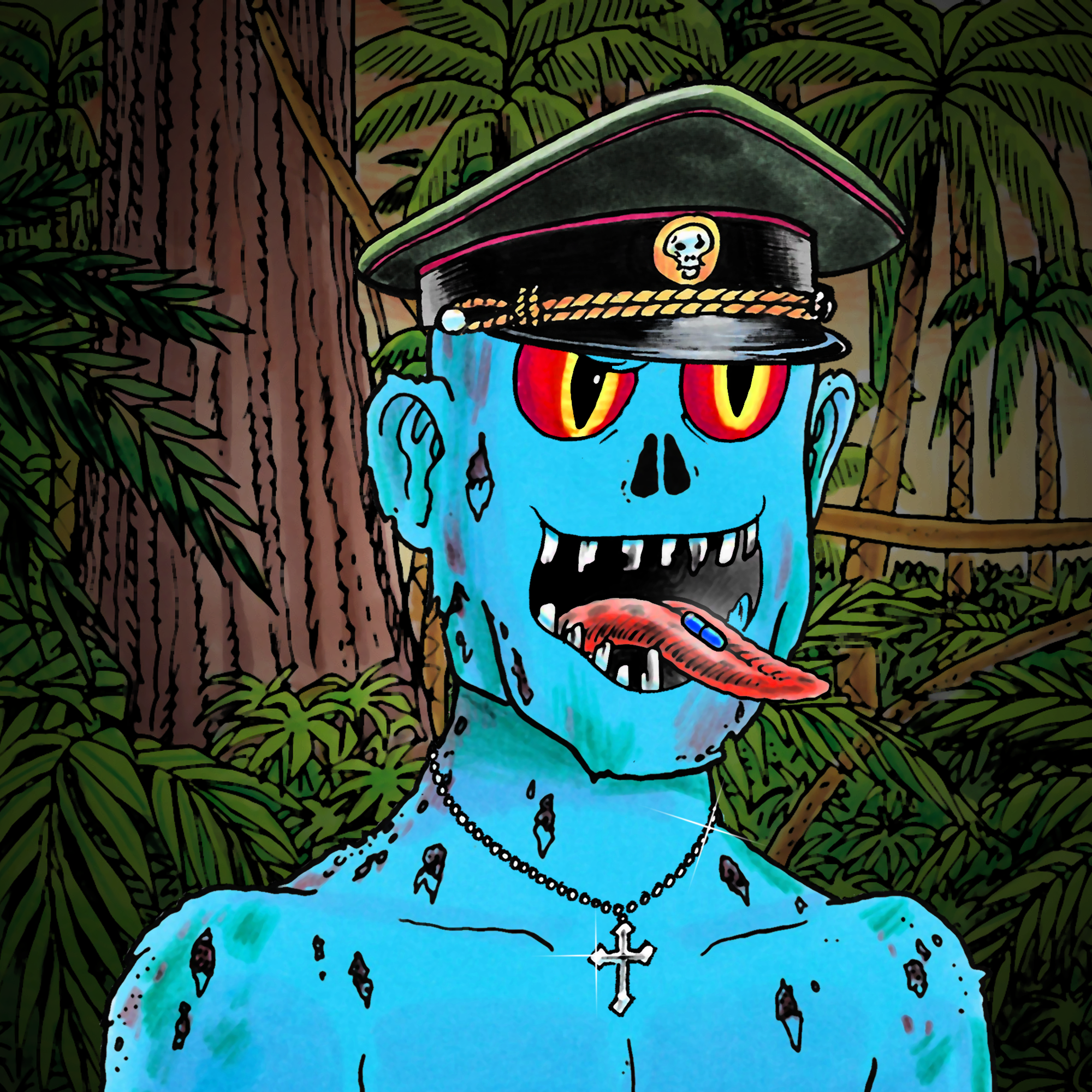 George Trosley - Jungle Freaks - Jungle Freak 706 - NFT # 706