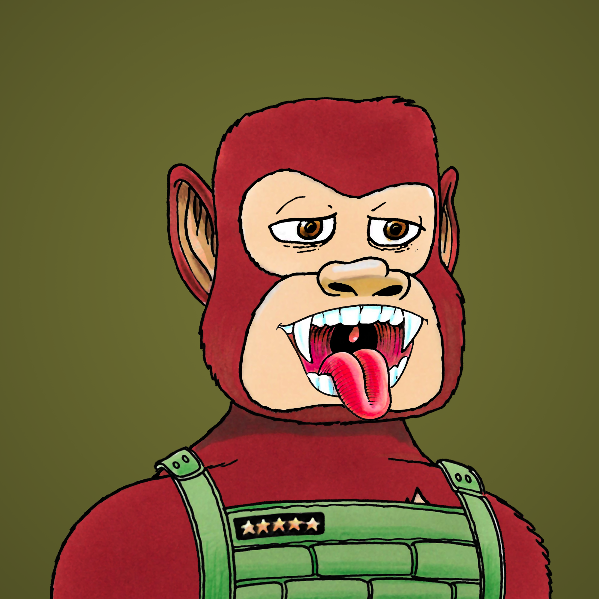 George Trosley - Jungle Freaks - Jungle Freak 7060 - NFT # 7060