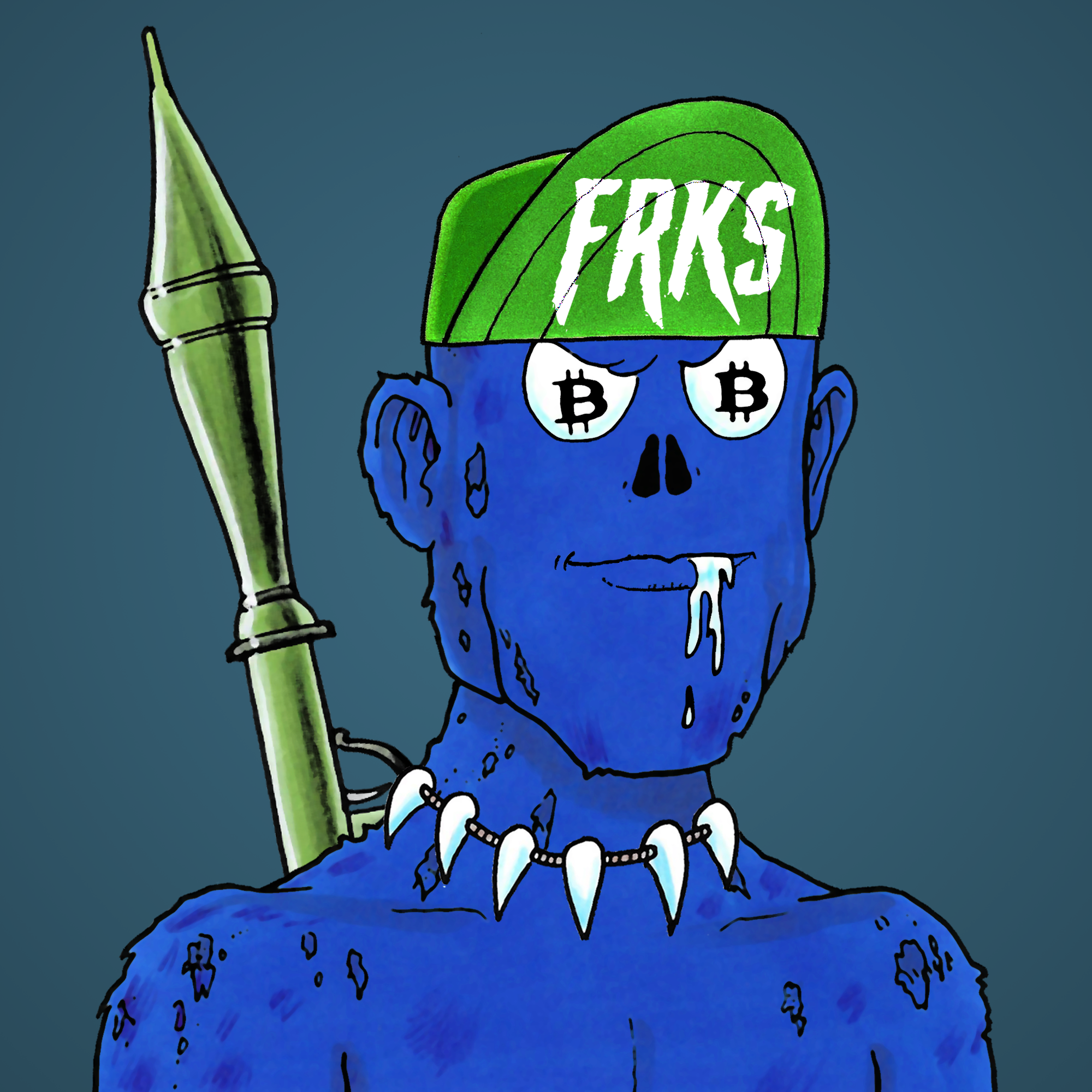 George Trosley - Jungle Freaks - Jungle Freak 7067 - NFT # 7067